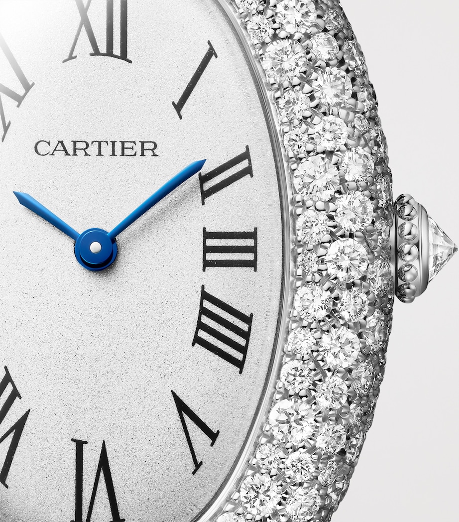 White Gold and Diamond Baignoire Watch 26mm WHITE GOLD Image 3