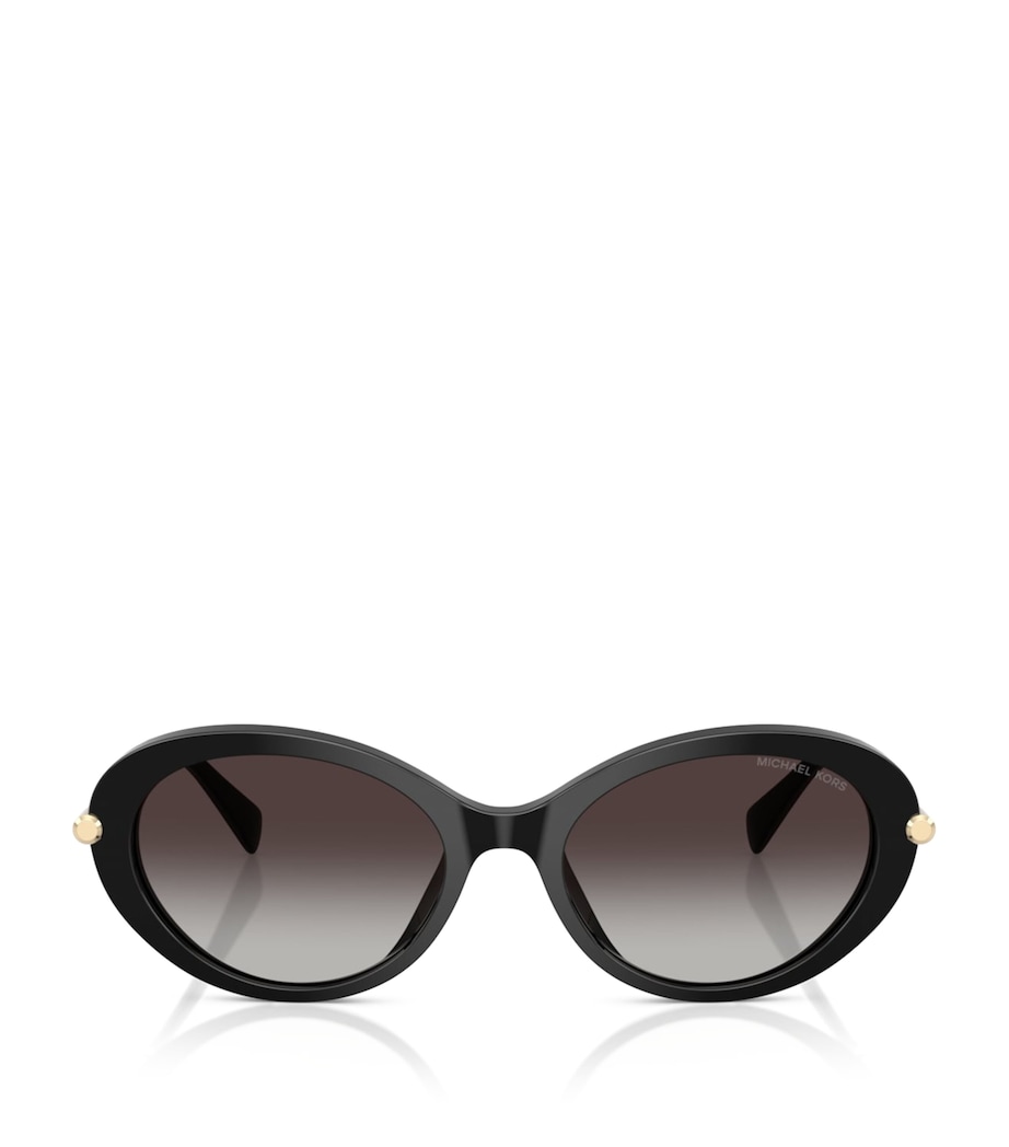 Michael Kors Rockaway Oval Sunglasses Black Image 1