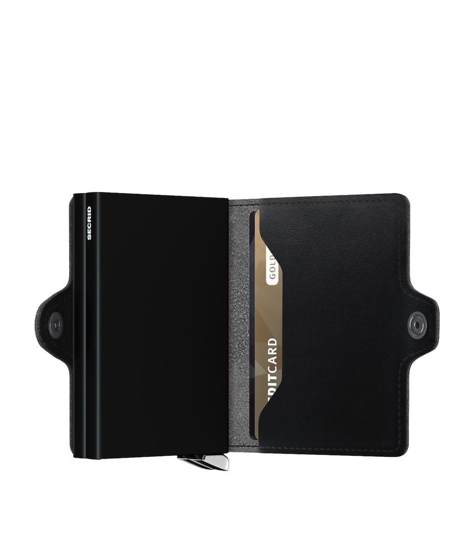 Leather Dusk Twinwallet BLACK Image 3