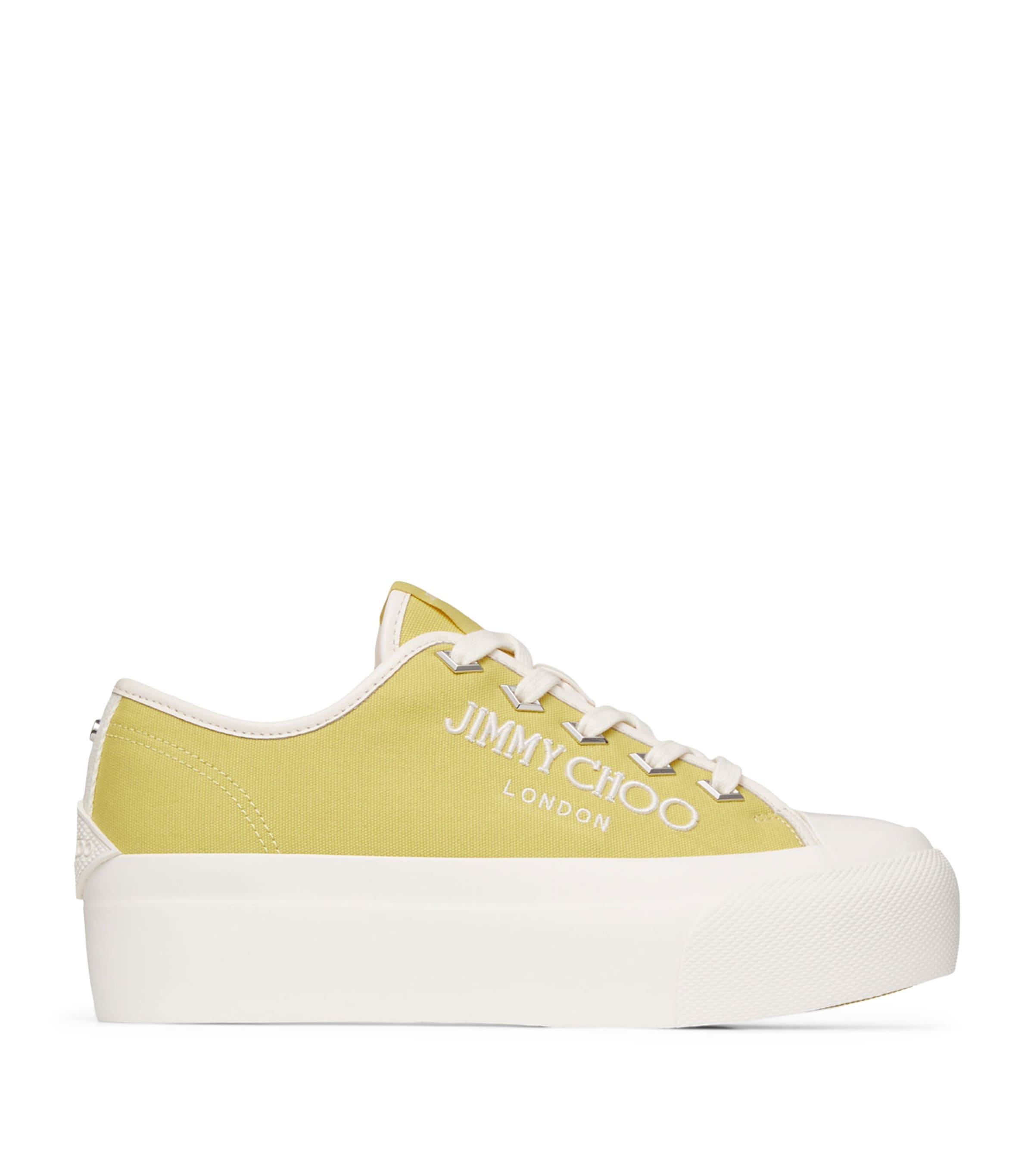 Shop Jimmy Choo Palma Maxi Sneakers In Yellow