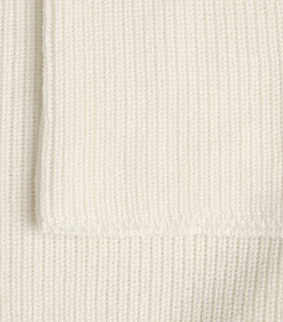 Virgin Wool Acceso Sweater 001 WHITE Image 5