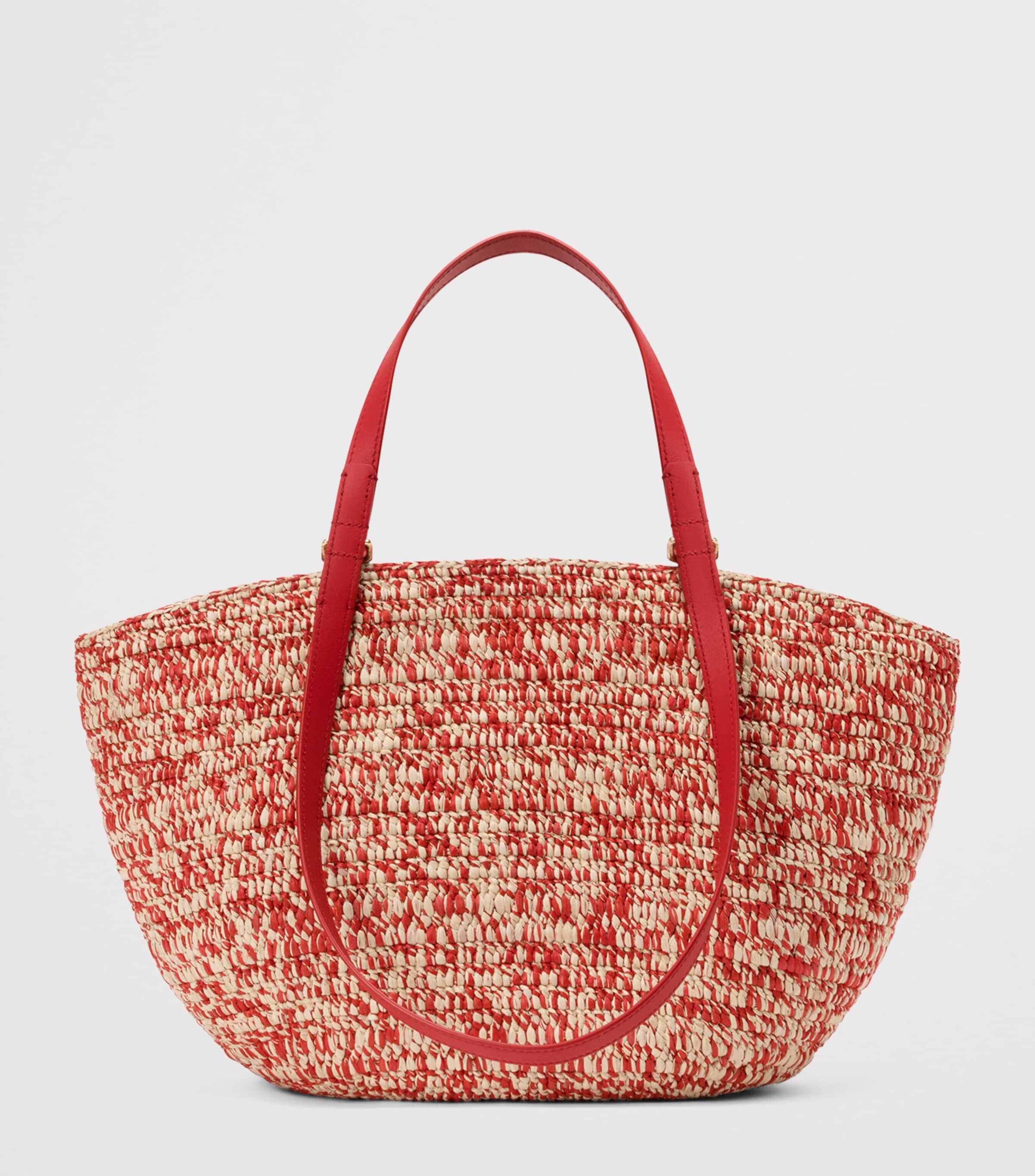 LOEWE x Paula’s Ibiza Medium Eclipse Basket Bag Red Image 5