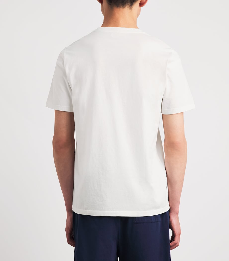 Harrods Mens Cotton T-Shirt White Image 5