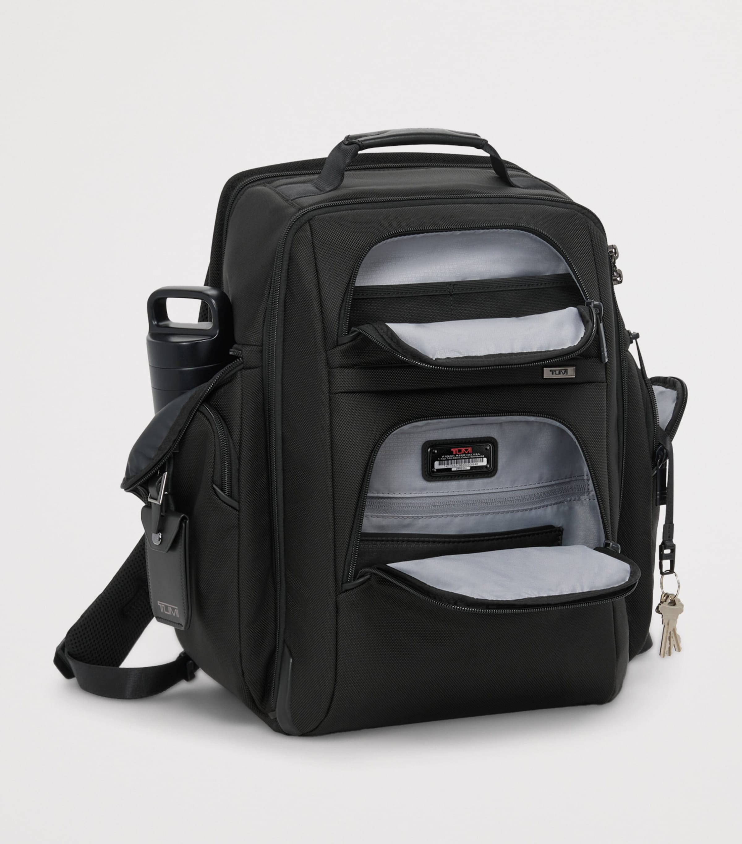 Alpha 4 TUMI Brief Pack Backpack BLACK 1041 Image 3