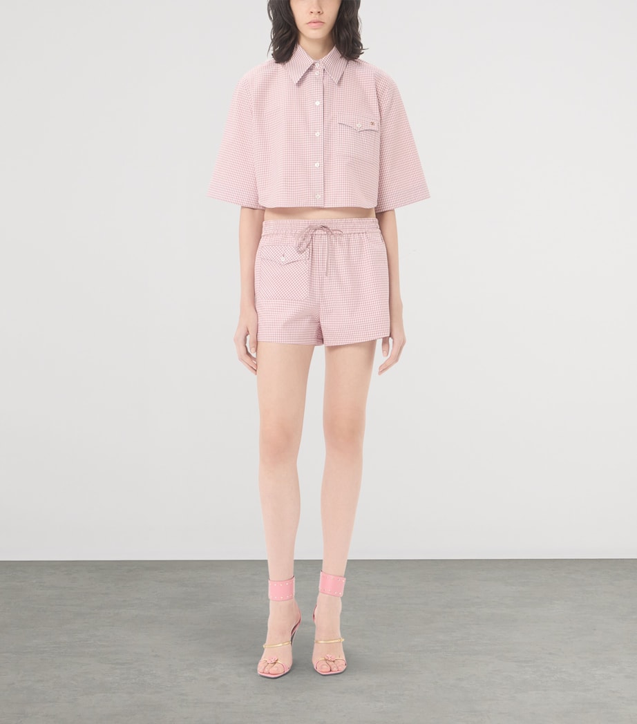 Valentino Womens Cotton Cropped Shirt Image 2
