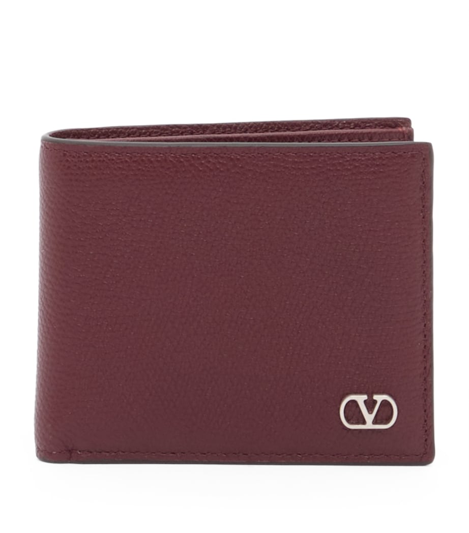Leather VLogo Signature Wallet AFD Image 1