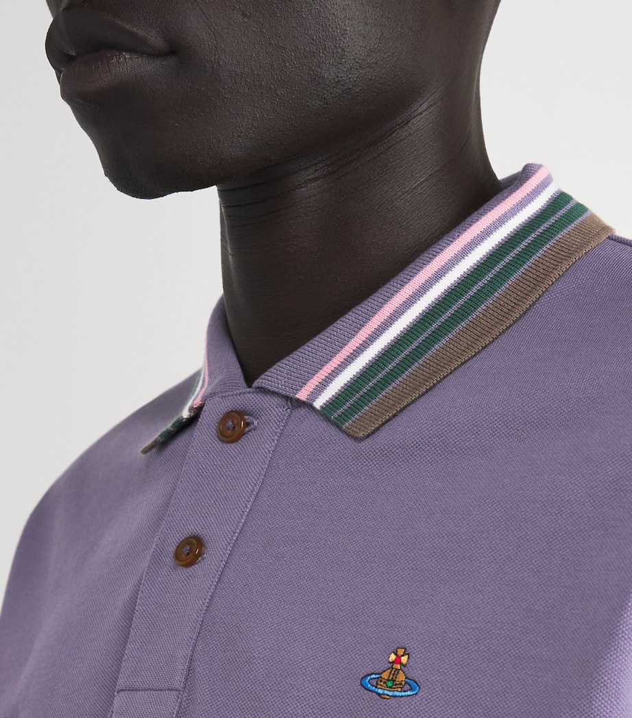 Cotton Orb Polo Shirt K405 CADET Image 6
