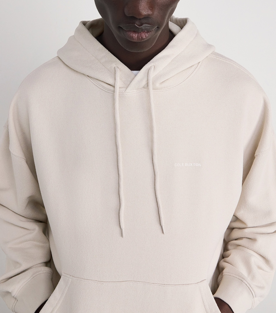 Cotton-Blend Logo Hoodie SAND 380 Image 6