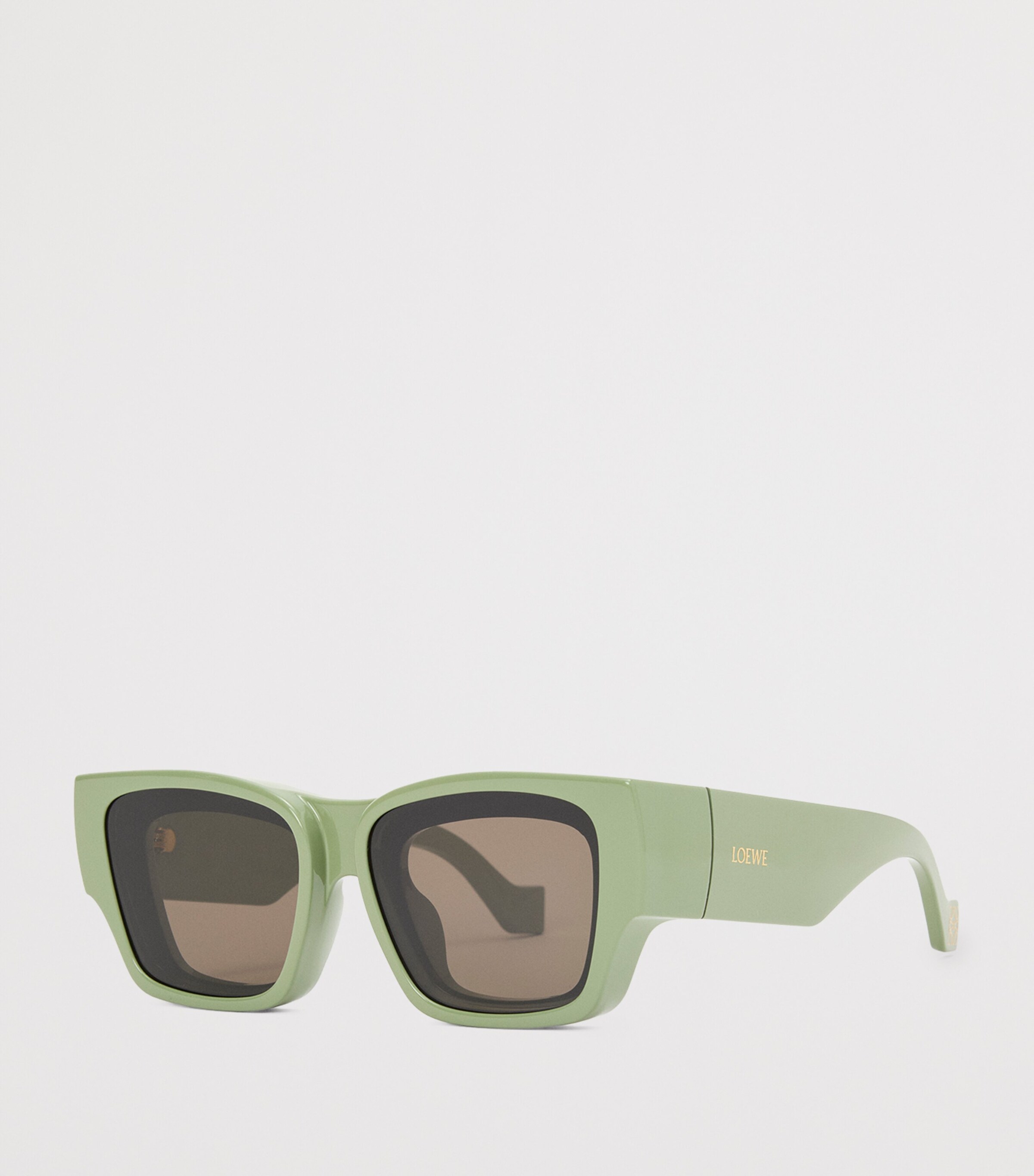 x Paula's Ibiza Front Lenses Square Sunglasses GREY GREEN Image 2