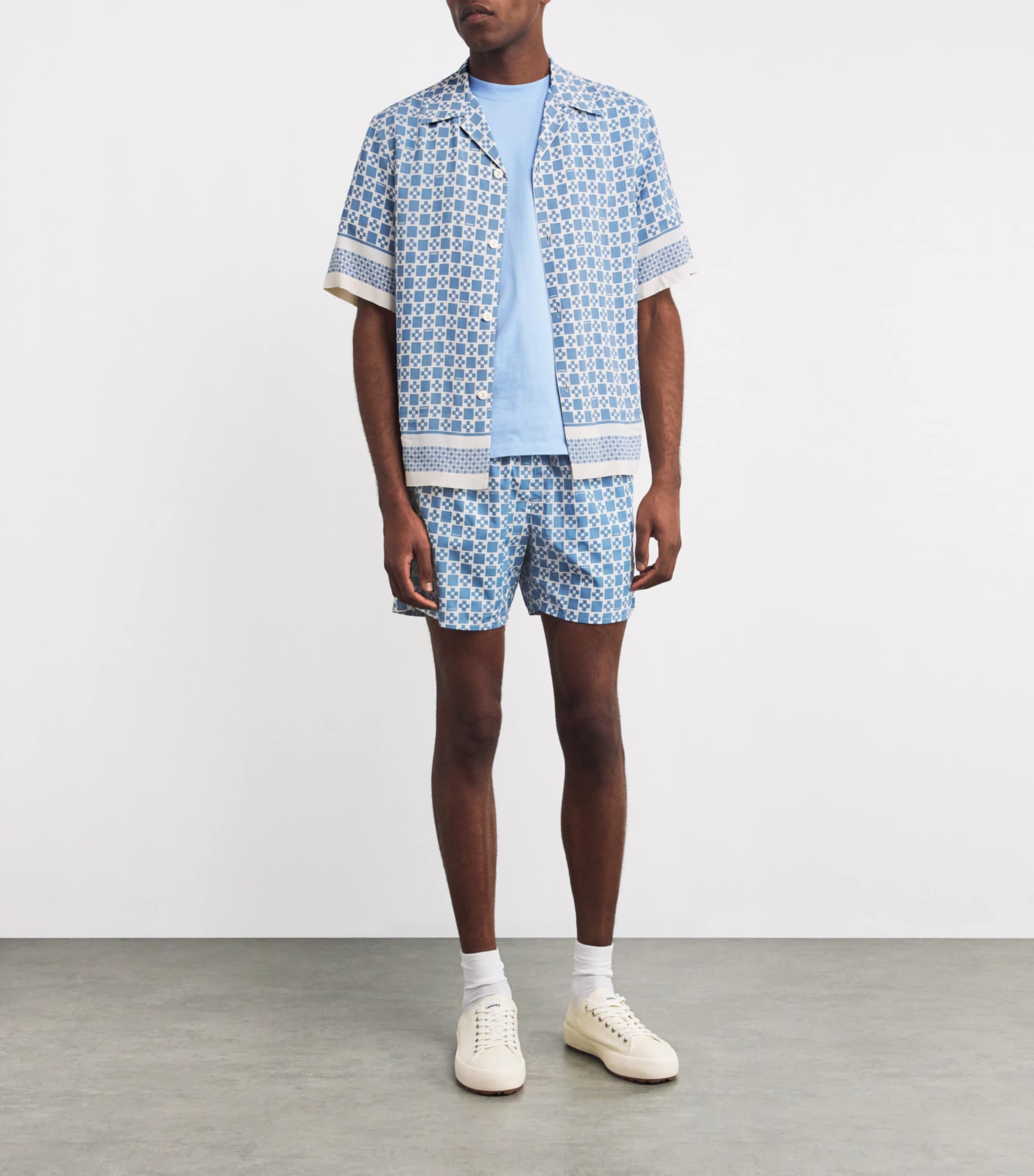 Printed Short-Sleeve Shirt BLUE SKY Image 2