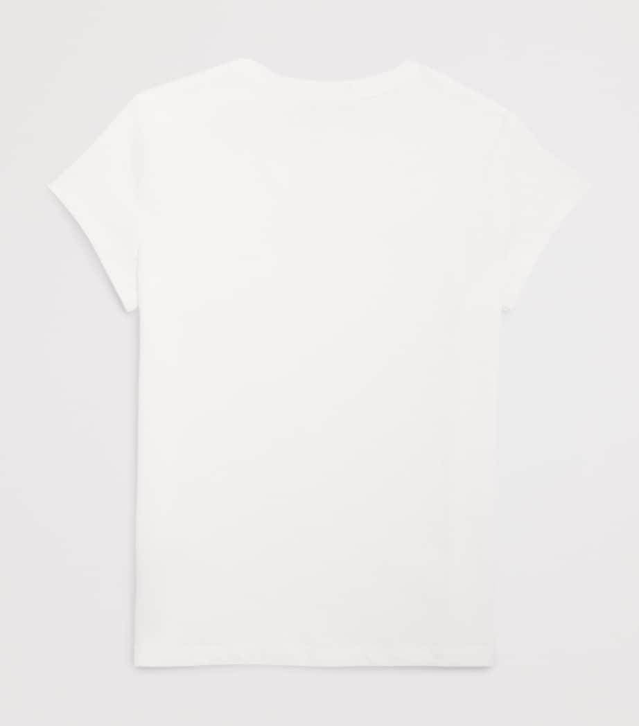 Ralph Lauren Kids Cotton Polo Pony T-Shirt (6-14 Years) White Image 2