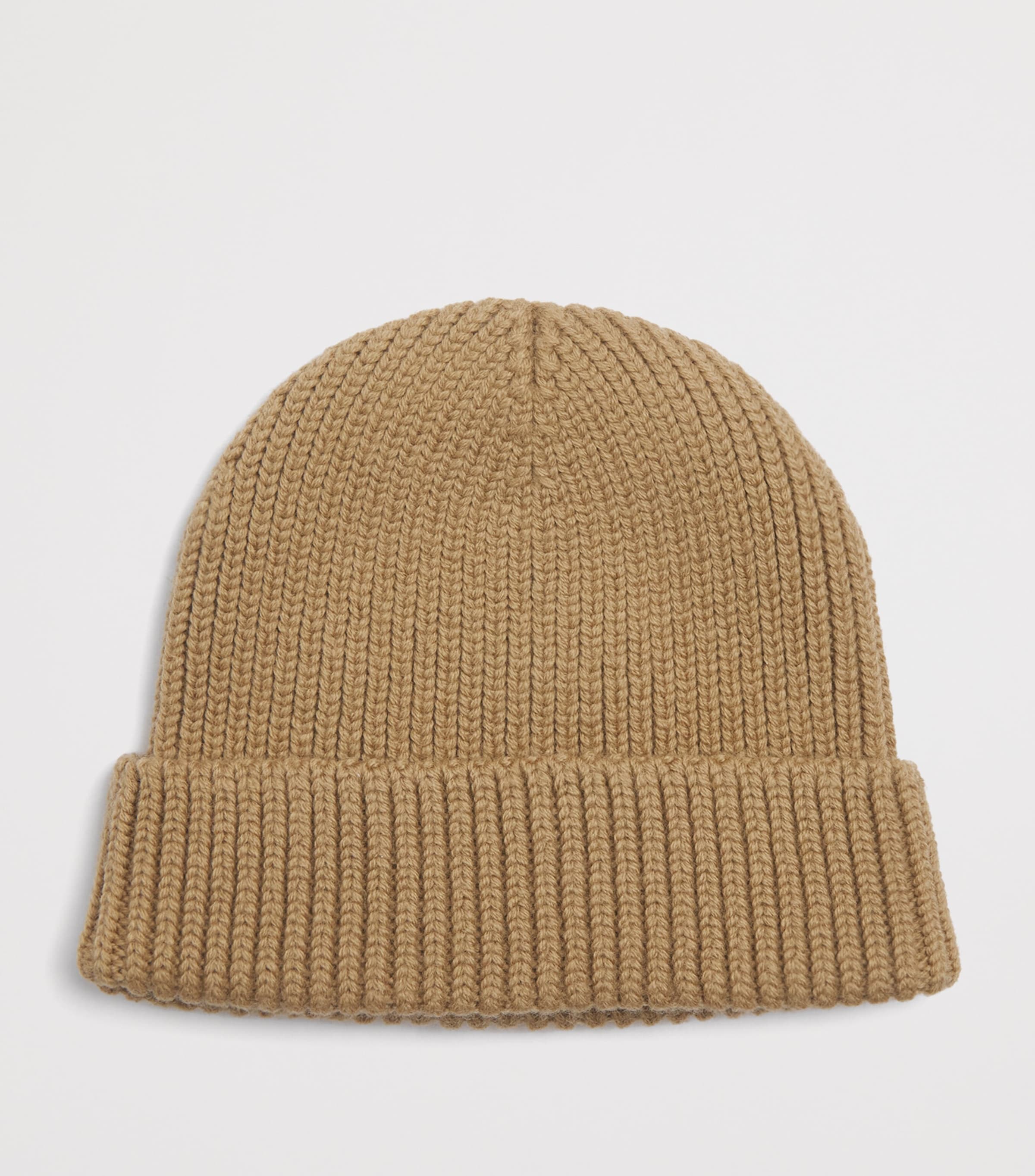 AMI Paris Ami de Coeur Beanie : Camel/rouge Image 2
