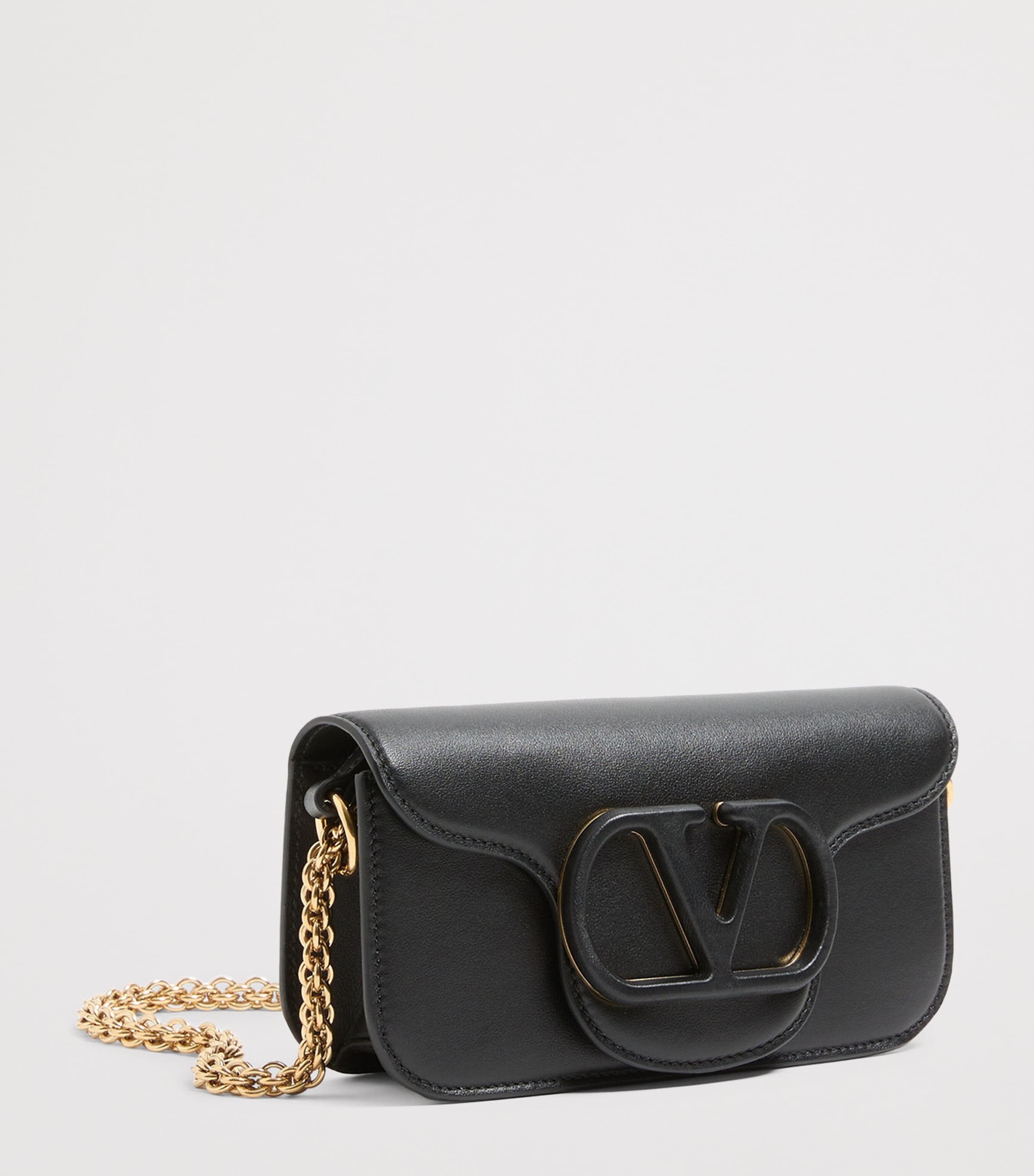 Valentino Garavani Small Leather Locò Shoulder Bag Image 2