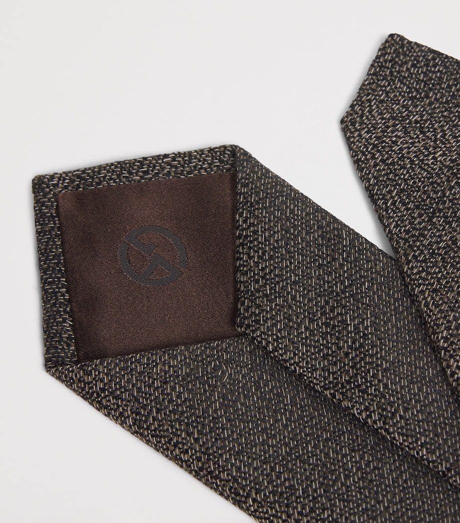 Silk-Cashmere Tie F6045 Image 3