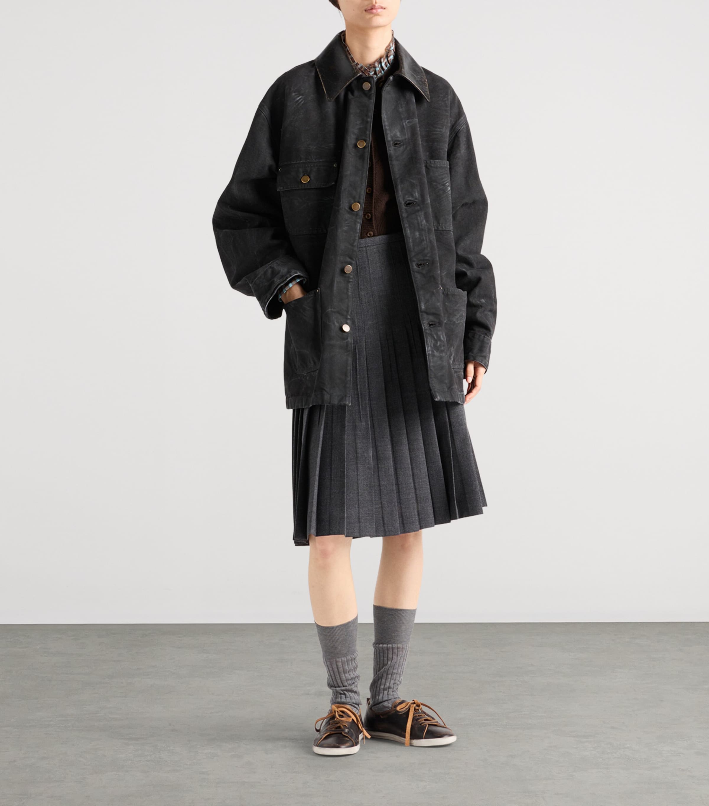 Canvas Oversized Jacket F0002 Image 2