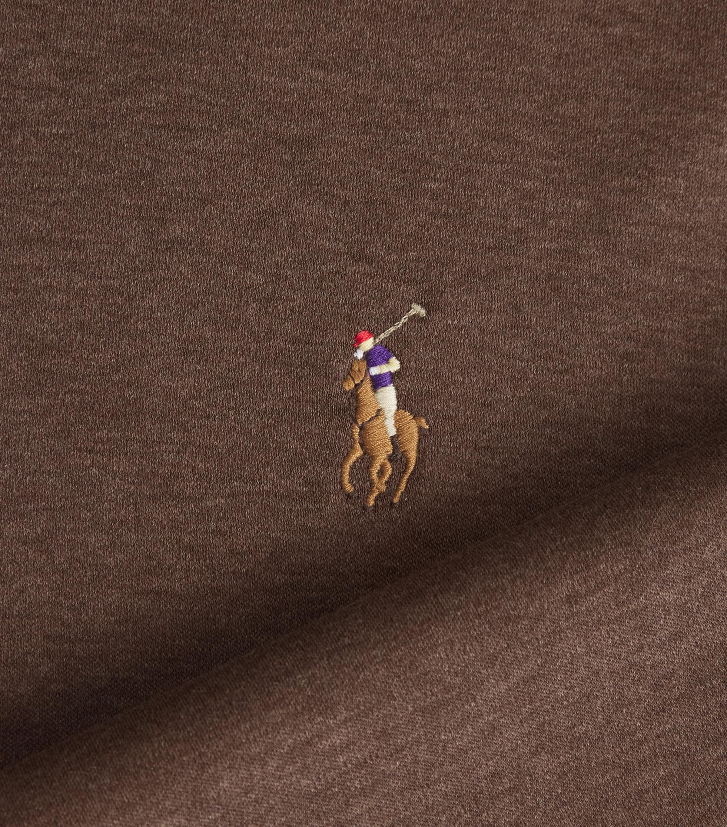 Pima Cotton Polo Pony T-Shirt NUTMEG BROWN HEATHER Image 5