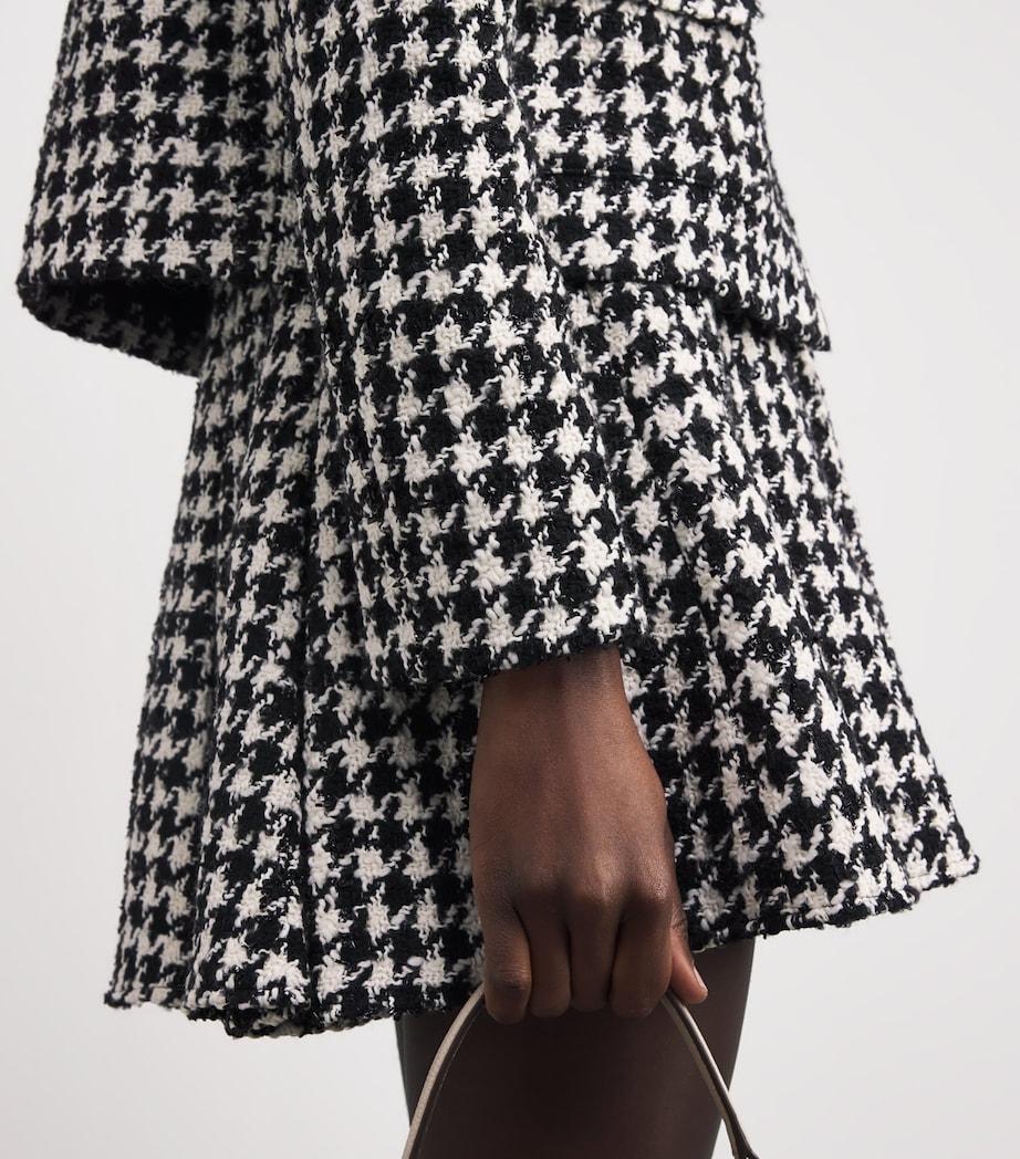 Tweed Houndstooth Jacket WHITE / BLACK Image 6