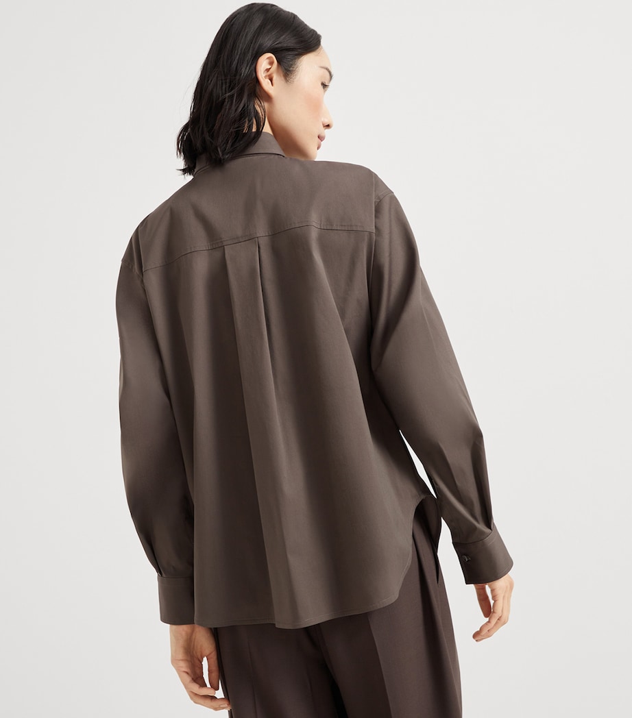 Stretch-Cotton Poplin Shirt C8705 Image 3