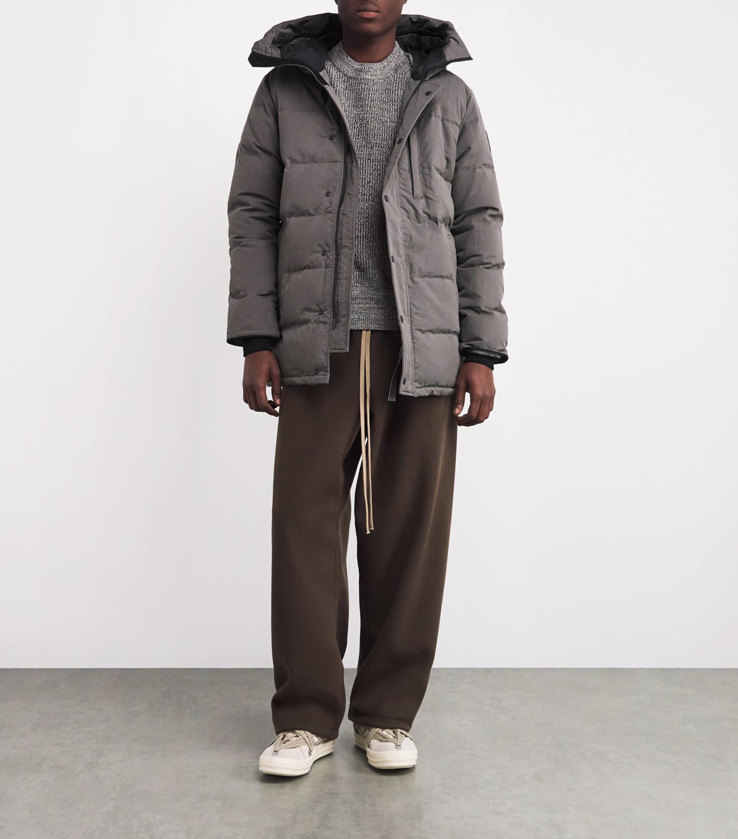 Canada Goose Grey Padded Carson Parka Jacket | Harrods US