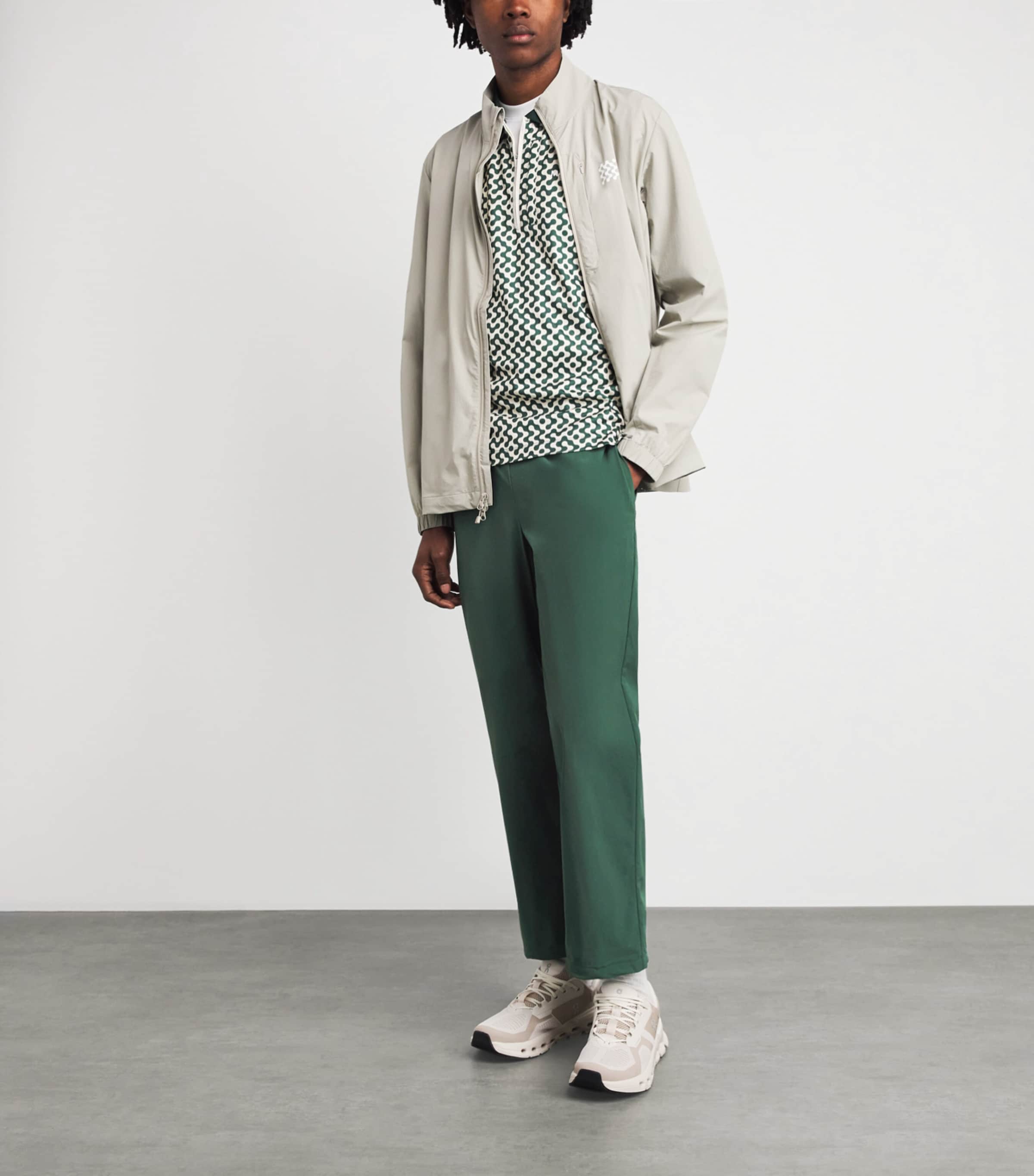 Manors Mens Club Straight Trousers Pine Green Image 2