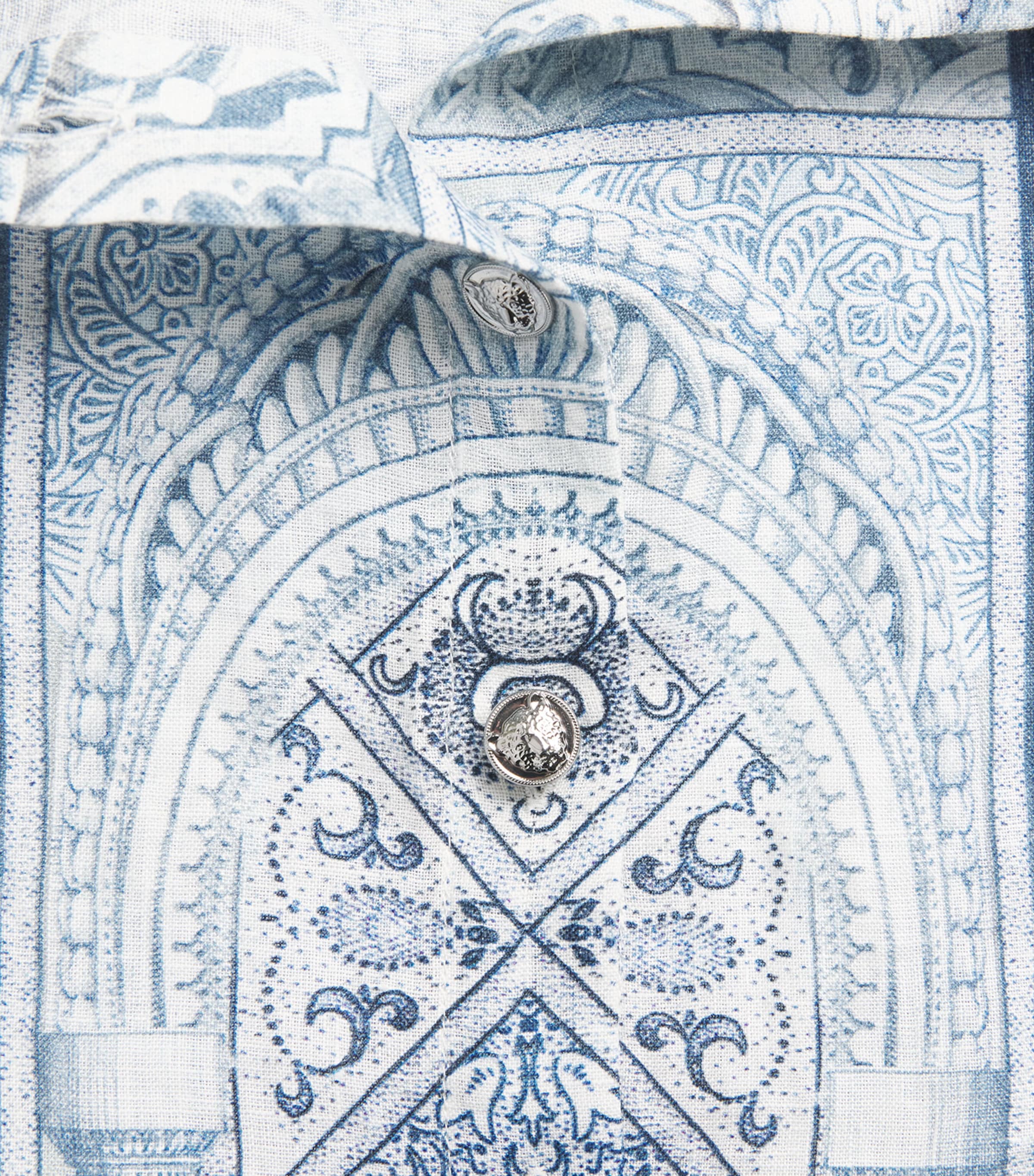 Camilla Womens Linen Printed Shirt Humoalha Image 6