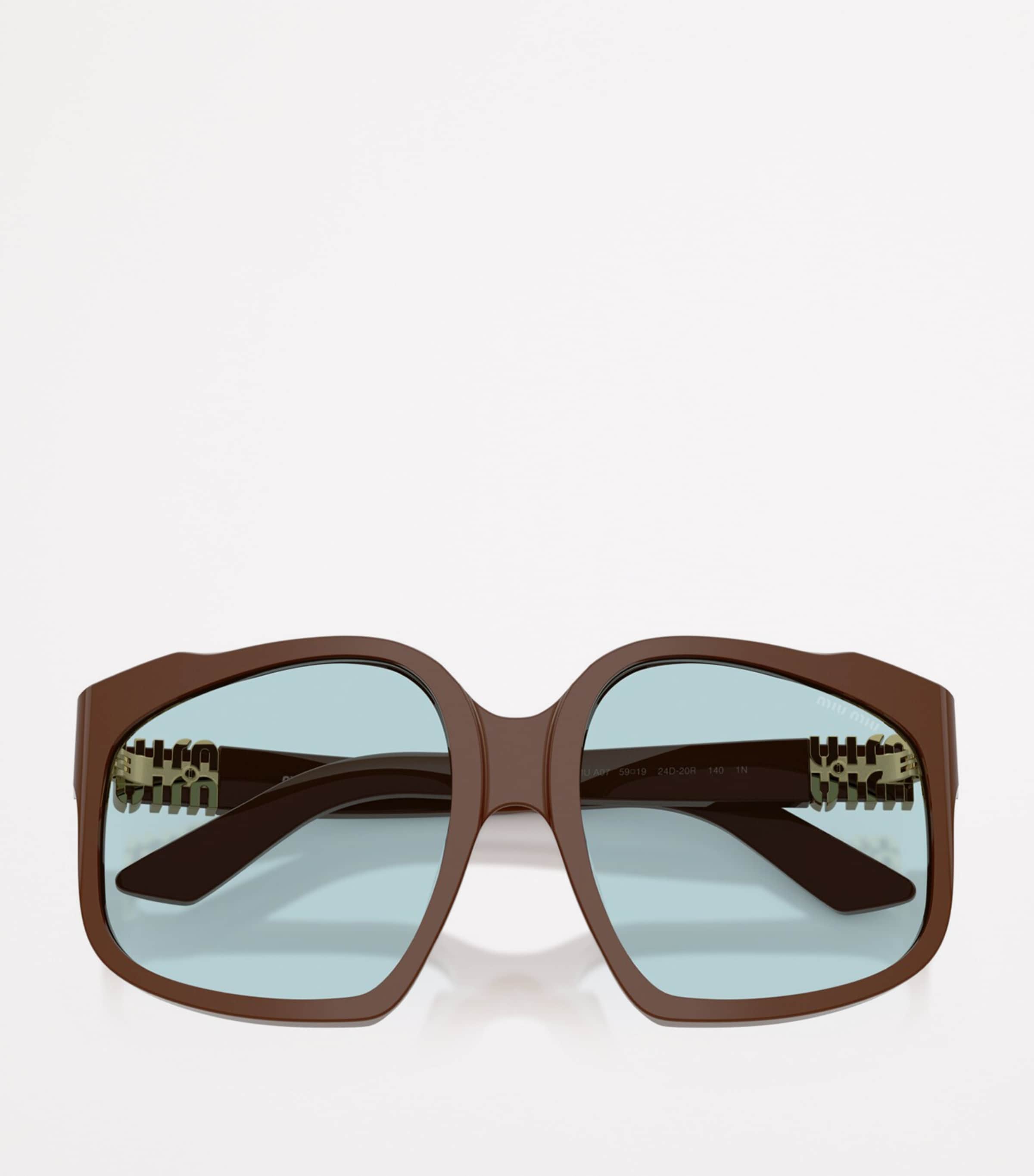 Acetate Oversized Sunglasses 24D20R Image 2