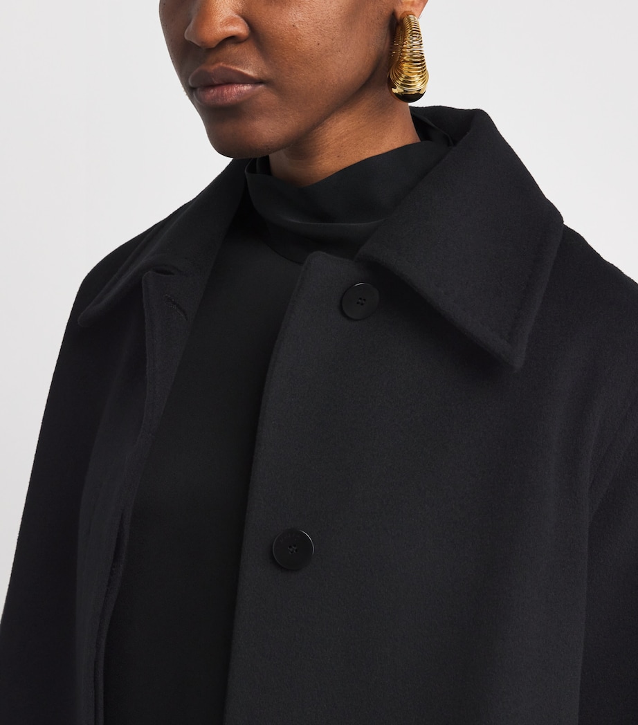Wool-Cashmere Loti Coat BLACK Image 6