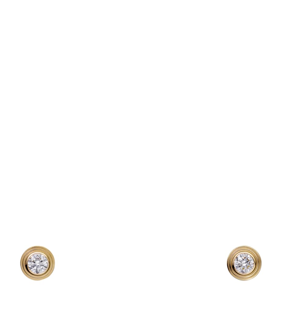 Extra-Small Yellow Gold and Diamond Cartier d'Amour Earrings YELLOW GOLD Image 1