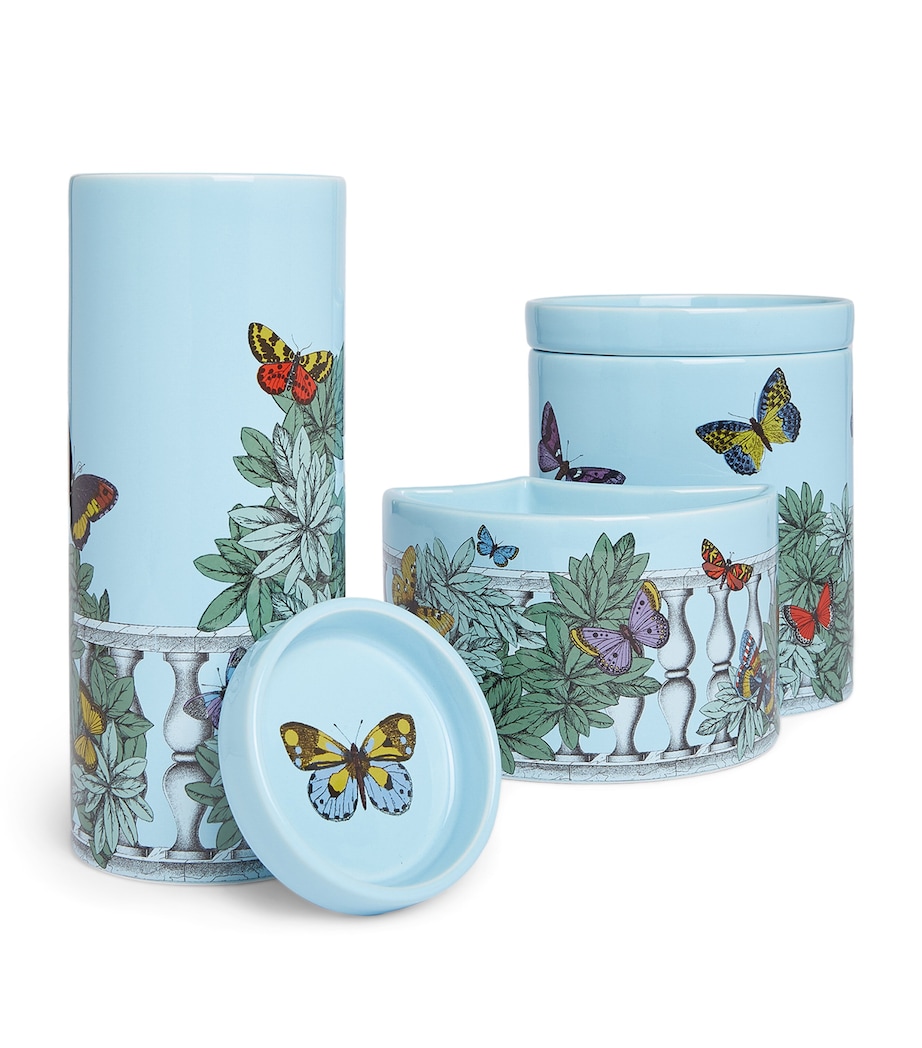 Set of 3 Farfalle e Balaustra Candles (2.35kg) MULTI Image 2