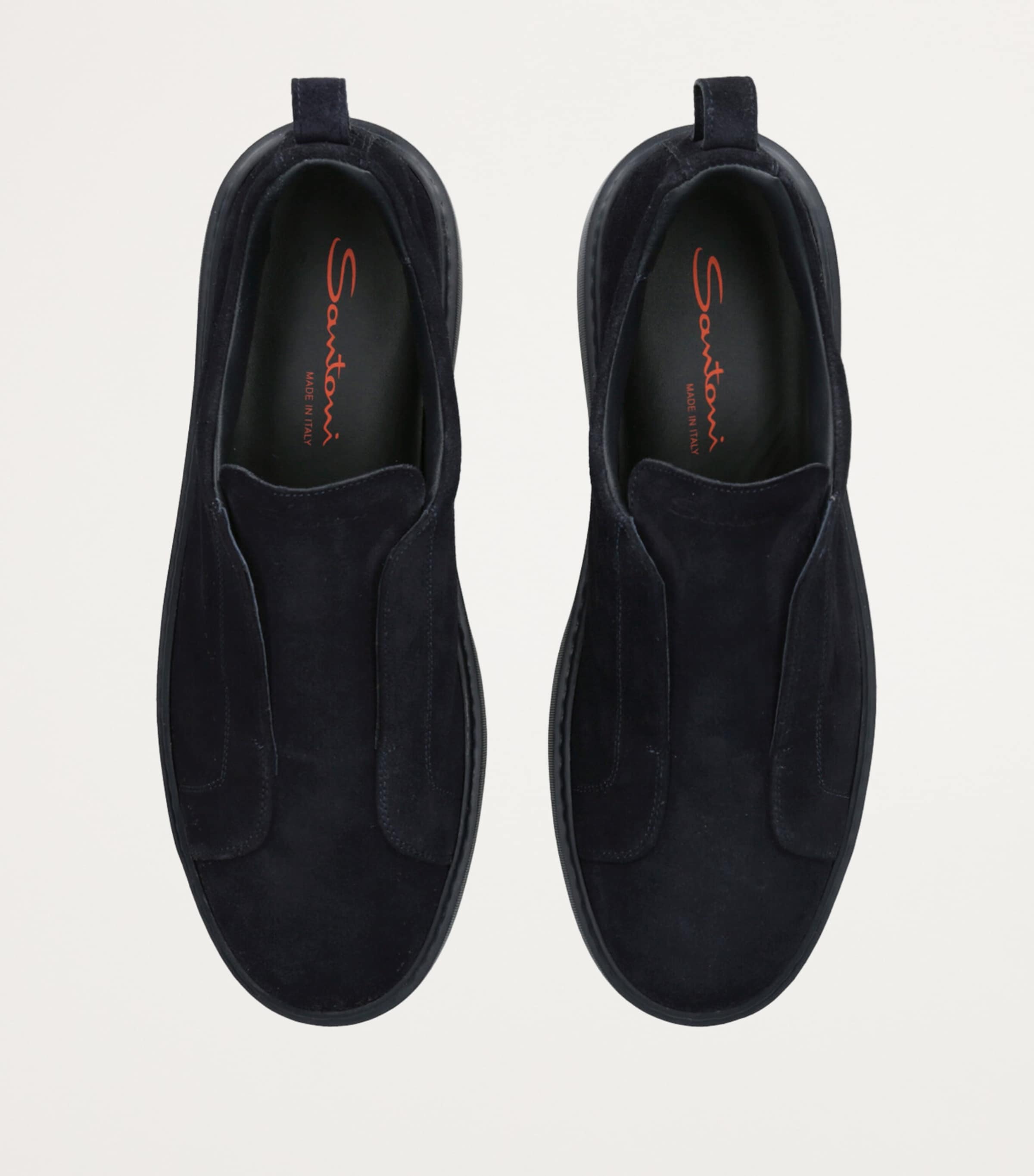 Suede Clean Icon Sneakers NAVY Image 4