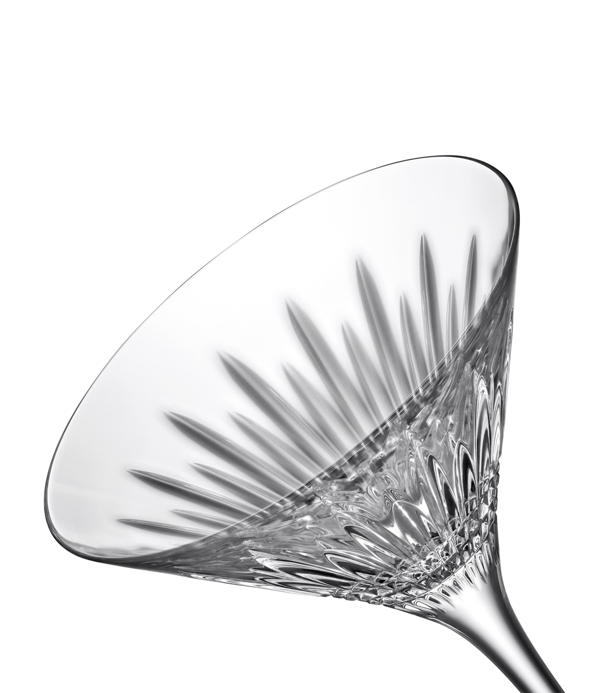 Set of 2 Lismore Martini Glasses (250ml) CLEAR Image 3