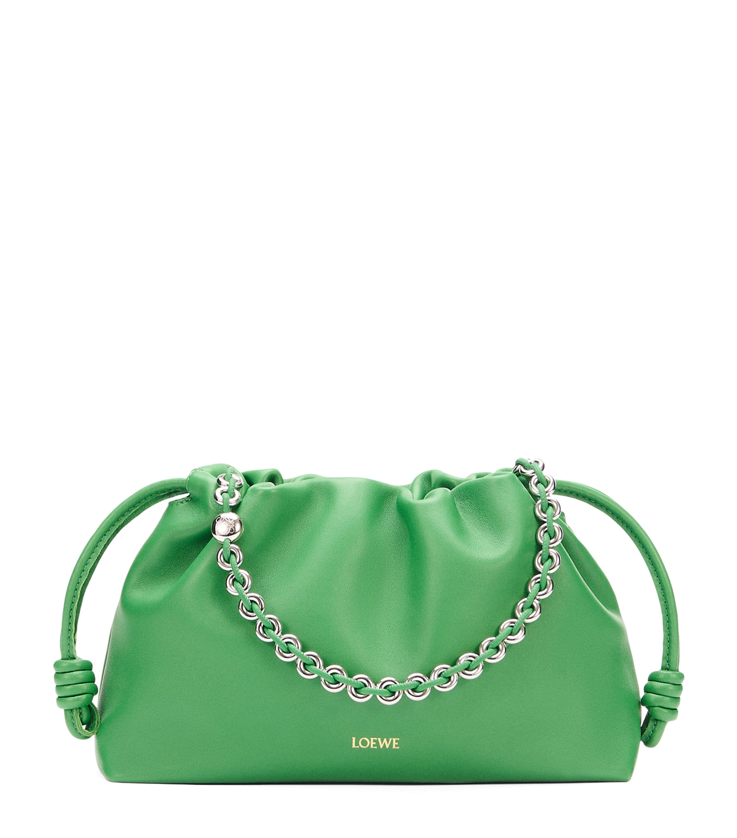 LOEWE Medium Leather Flamenco Purse | Harrods UK