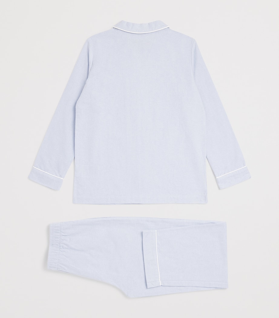 Cotton Oxford Pyjama Set (6-14 Years) POLO BLUE HYACINTH Image 2