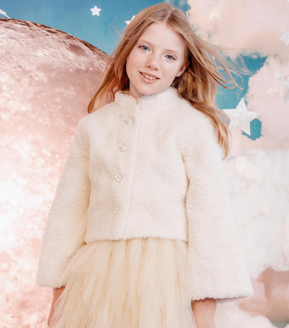 Fleece Elegance Jacket (2-11 Years) MILK Image 4