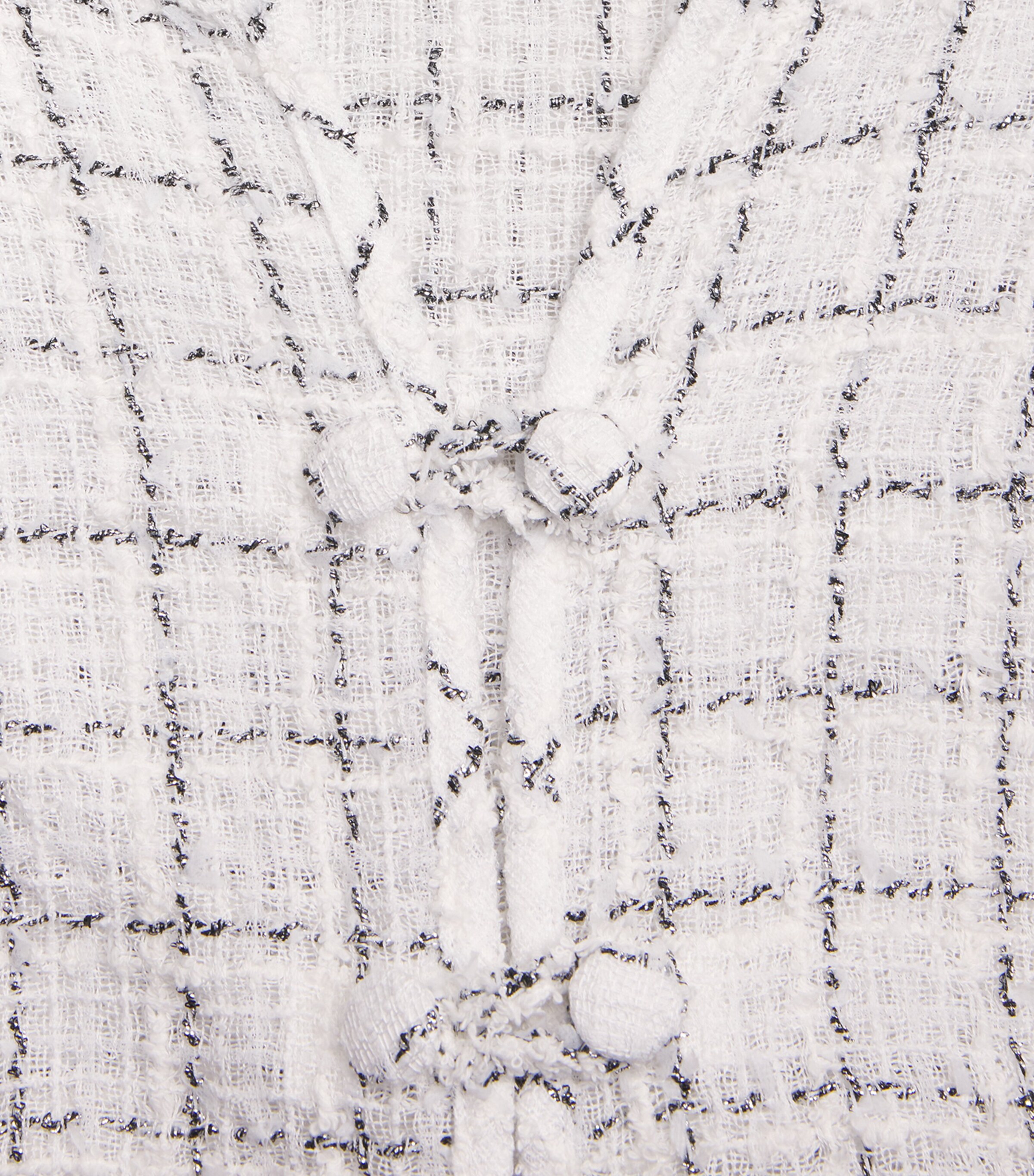 Liberowe Womens Cotton-Blend Tweed Hetty Shirt White Image 6