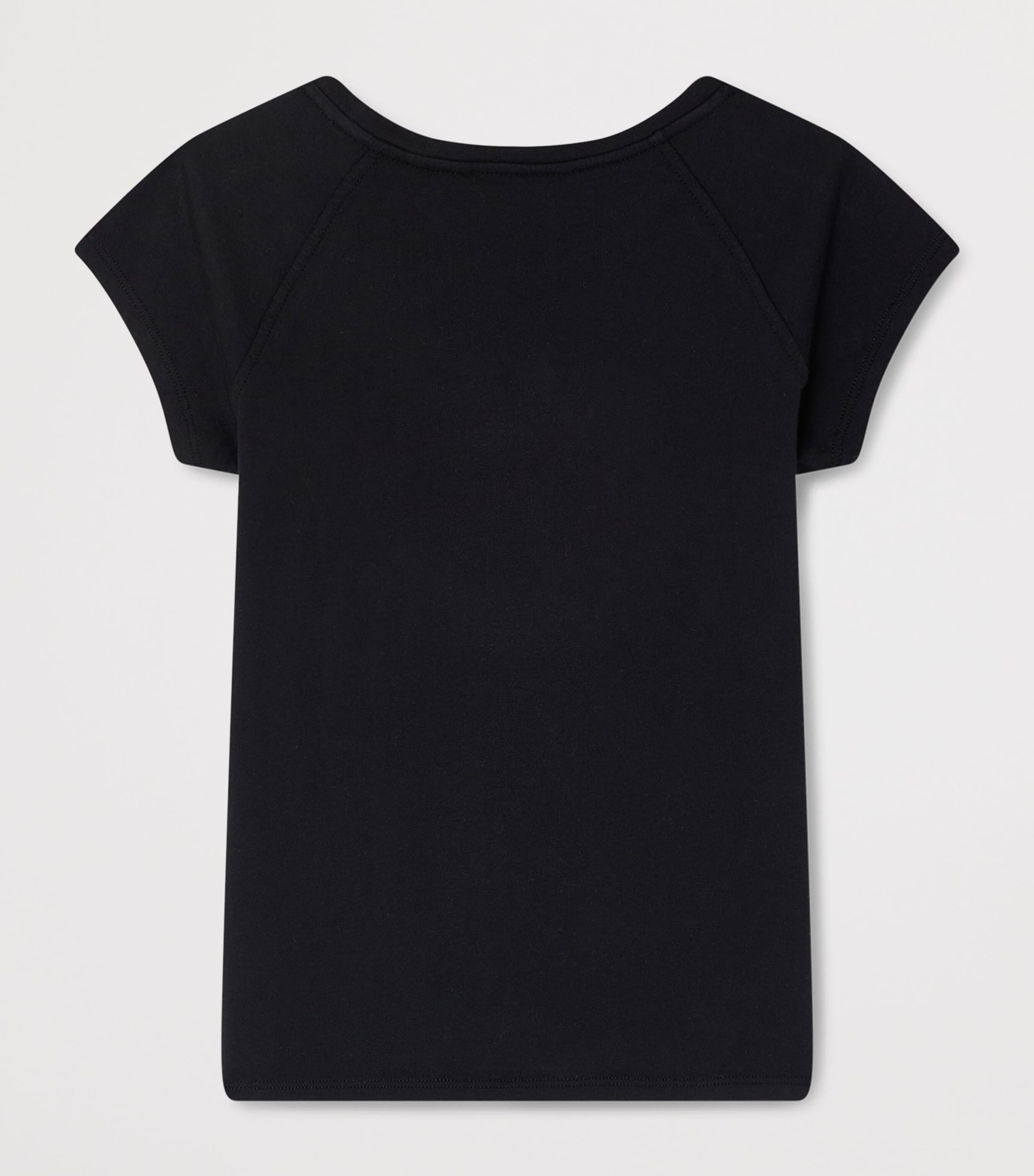 Bonpoint Cotton Cherry T-Shirt (10-14 Years) Faux Noir Image 2