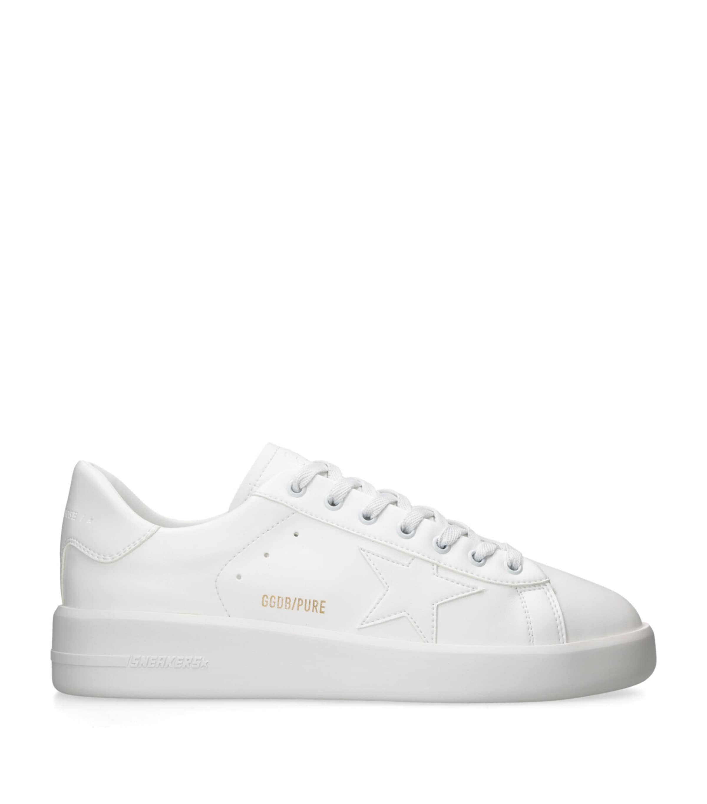 Golden Goose Deluxe Brand Men White Leather Pure New Sneakers In White