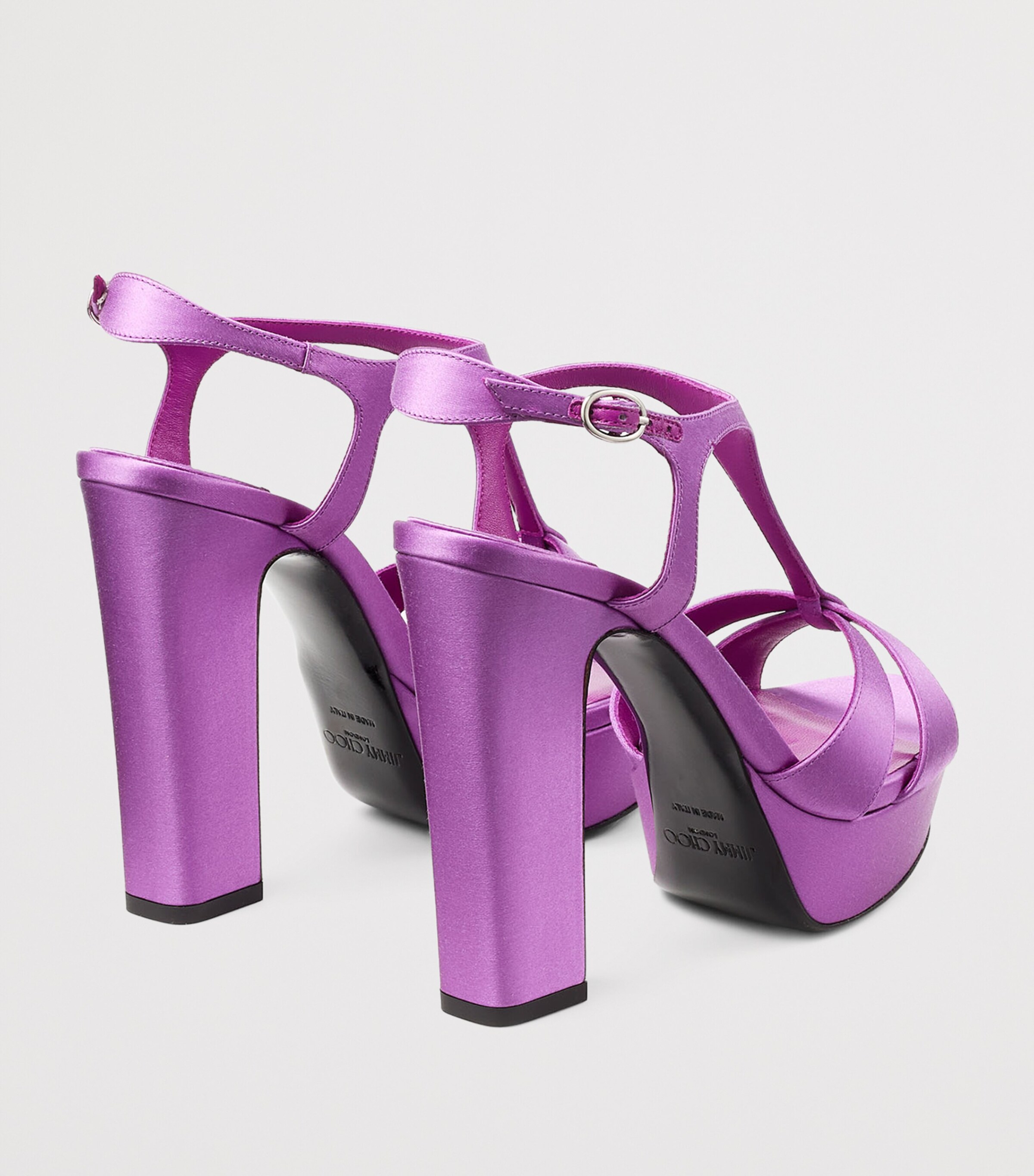 Kesia 120 Satin Sandals VIOLET ORCHID Image 5