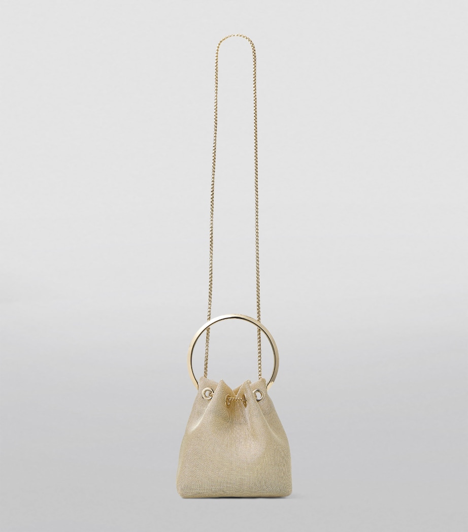 Bon Bon Mesh Top-Handle Bag CHAMPAGNE/LIGHT GOLD Image 4