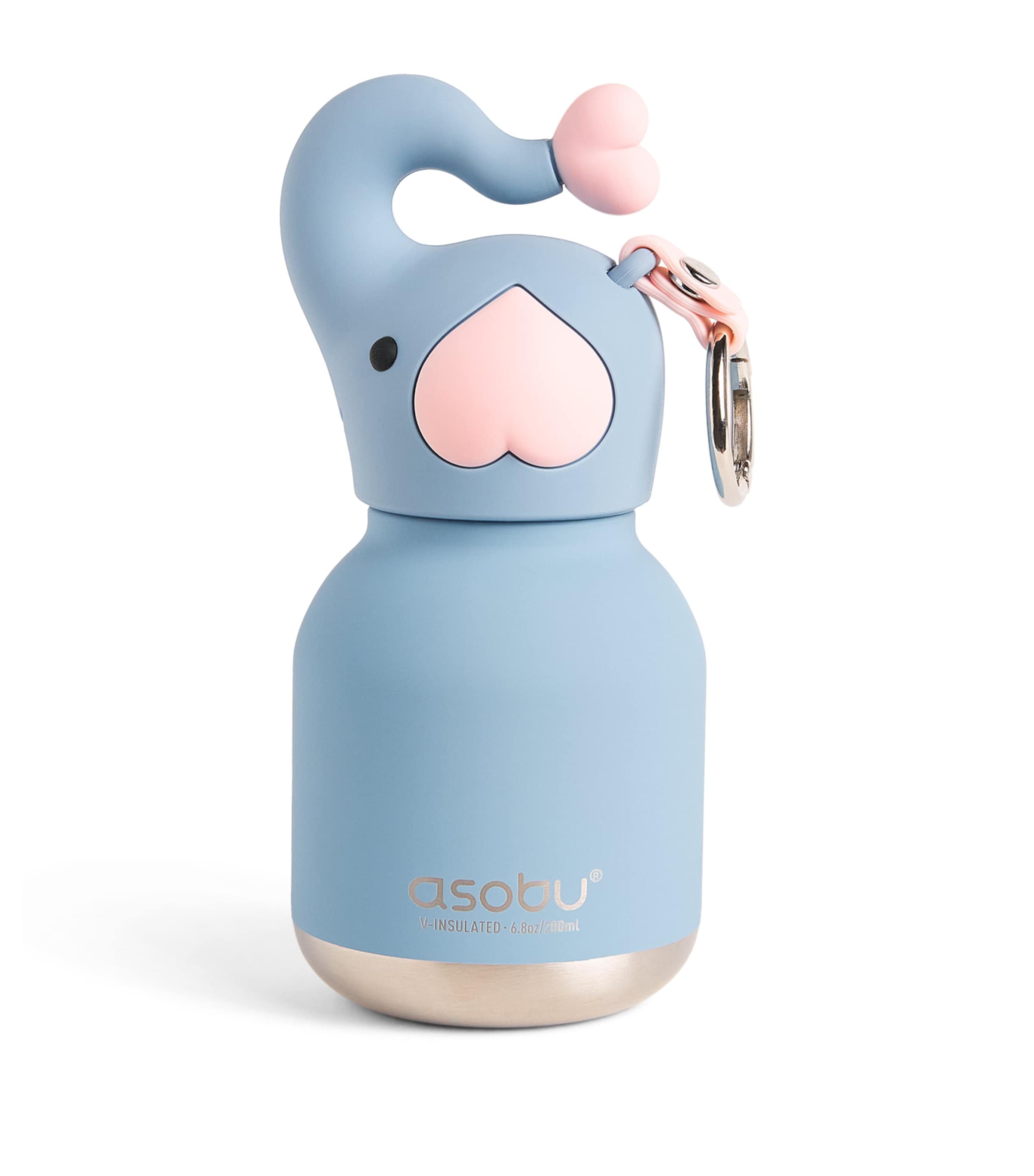 ASOBU Mini Bestie Elephant Water Bottle Bag Charm (200ml) Elephant Image 1