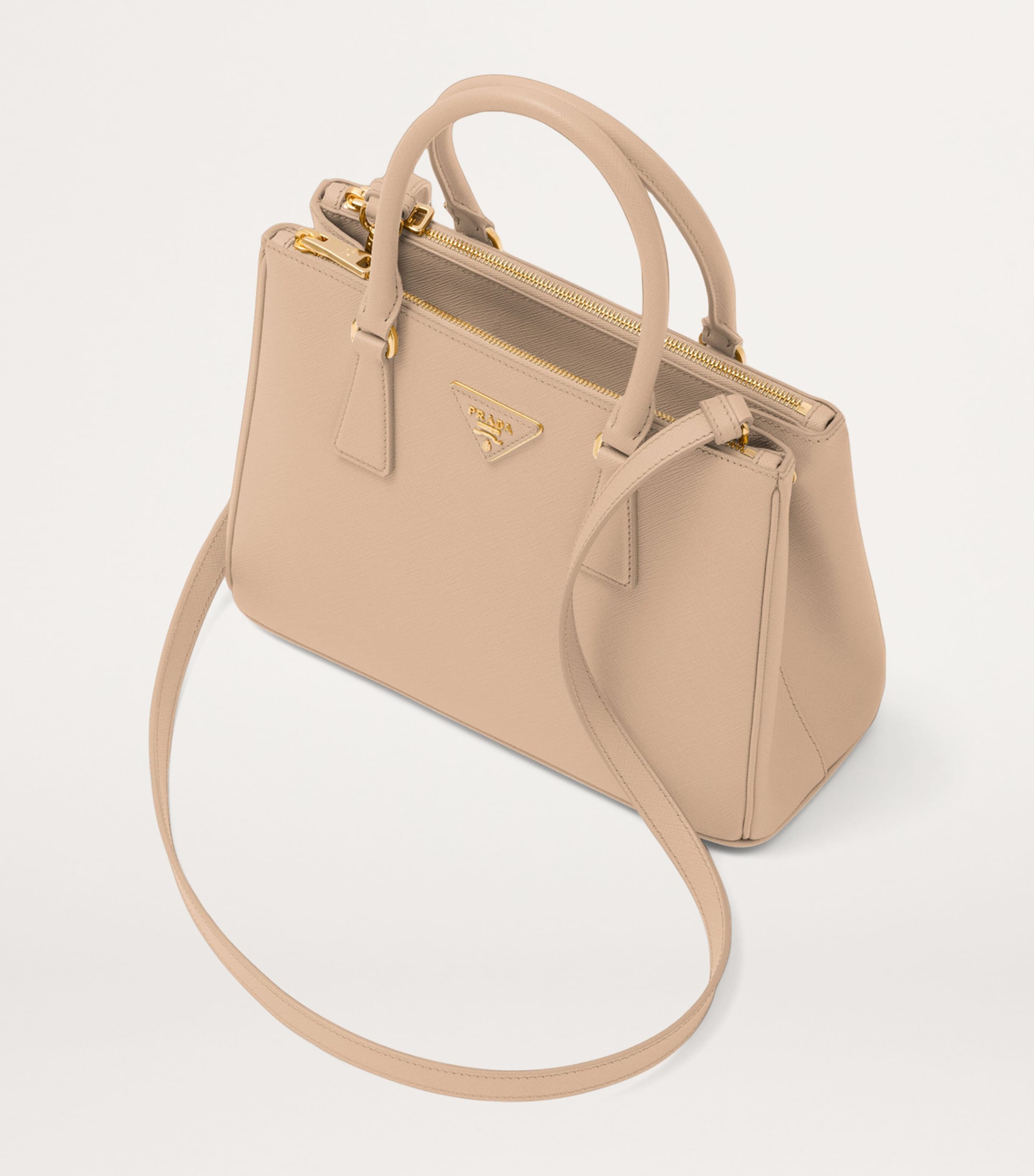 Prada Medium Leather Galleria Top-Handle Bag Image 3