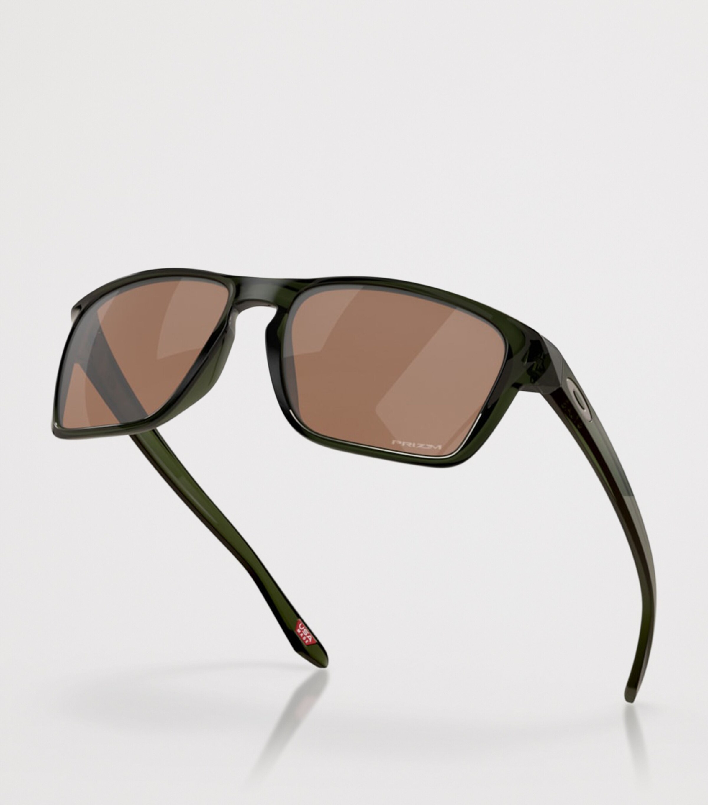 Oakley Sylas Rectangle Sunglasses Green Image 5