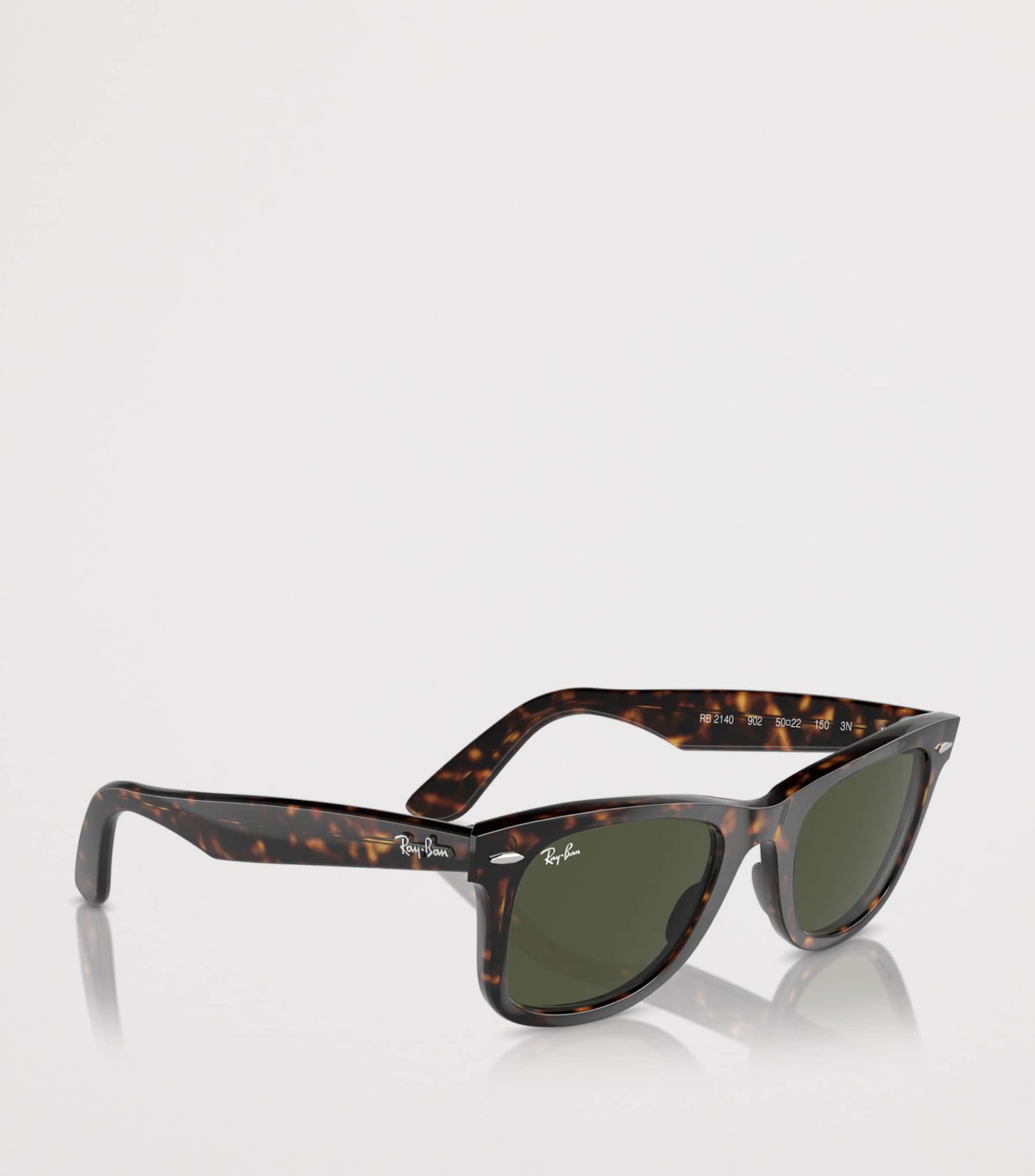 Ray-Ban RB2140 Original Wayfarer Classic Square Sunglasses Brown Image 6