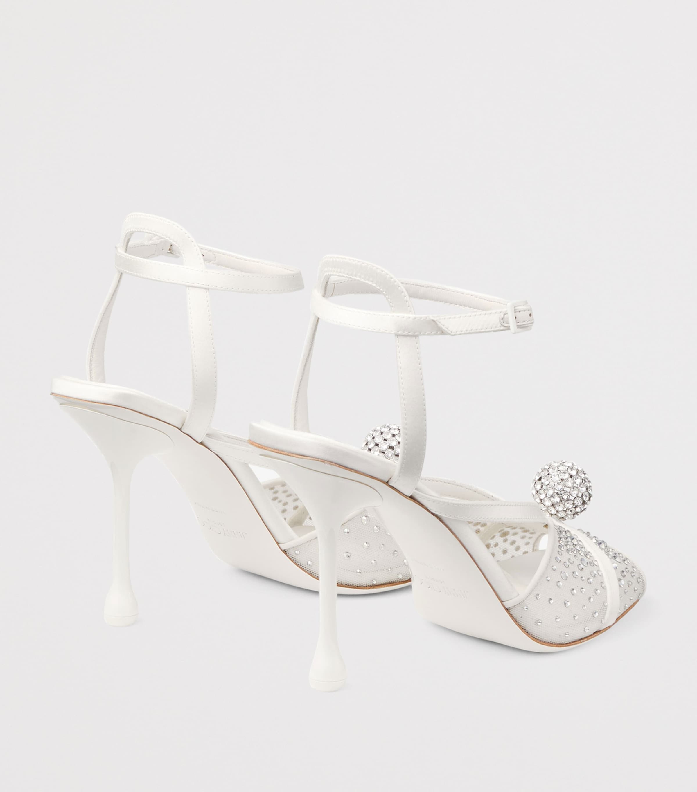 Sarai 95 Heeled Sandals IVORY MIX Image 4