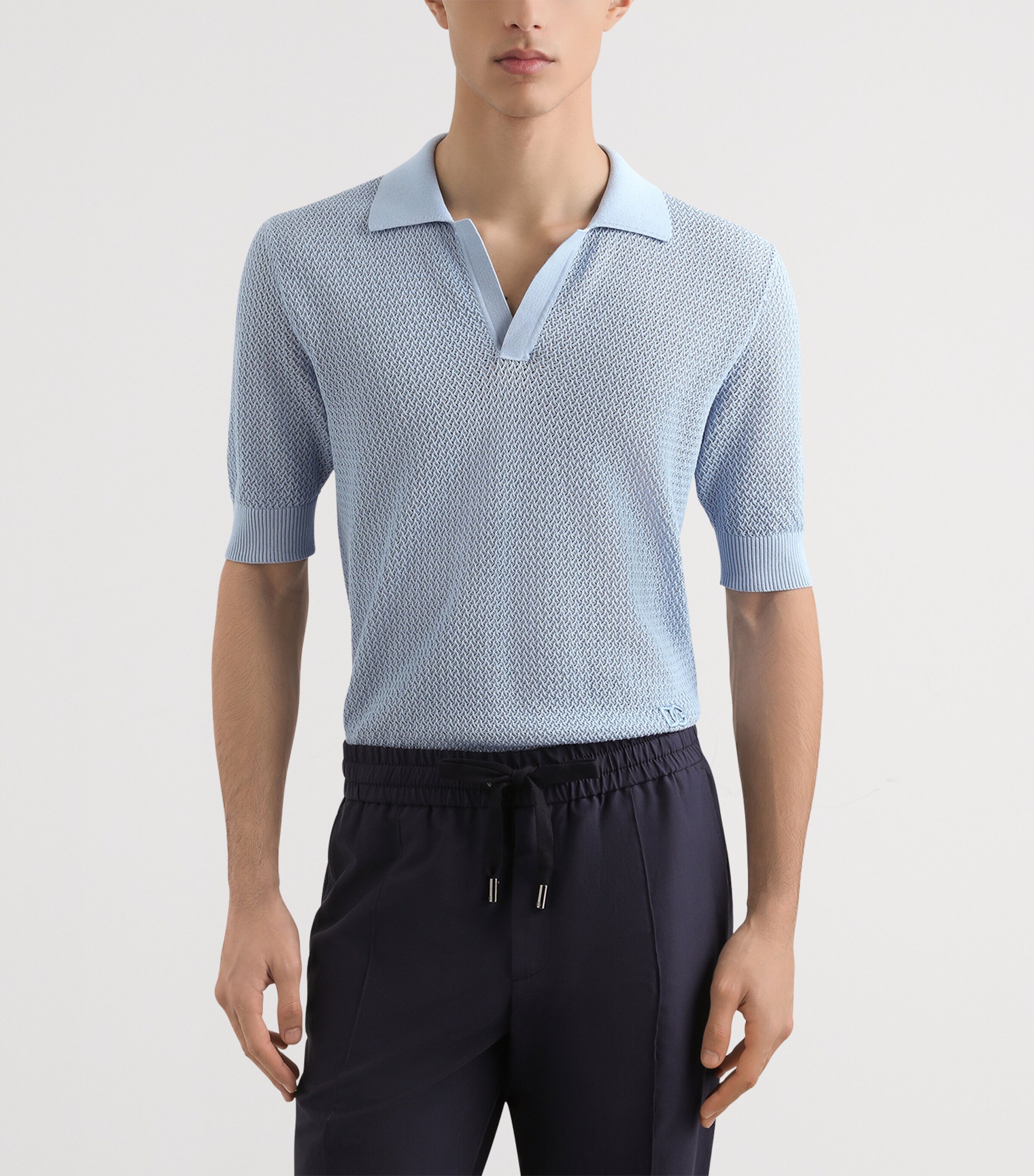 Cotton Polo Shirt B1932-MEDIUM LI Image 2