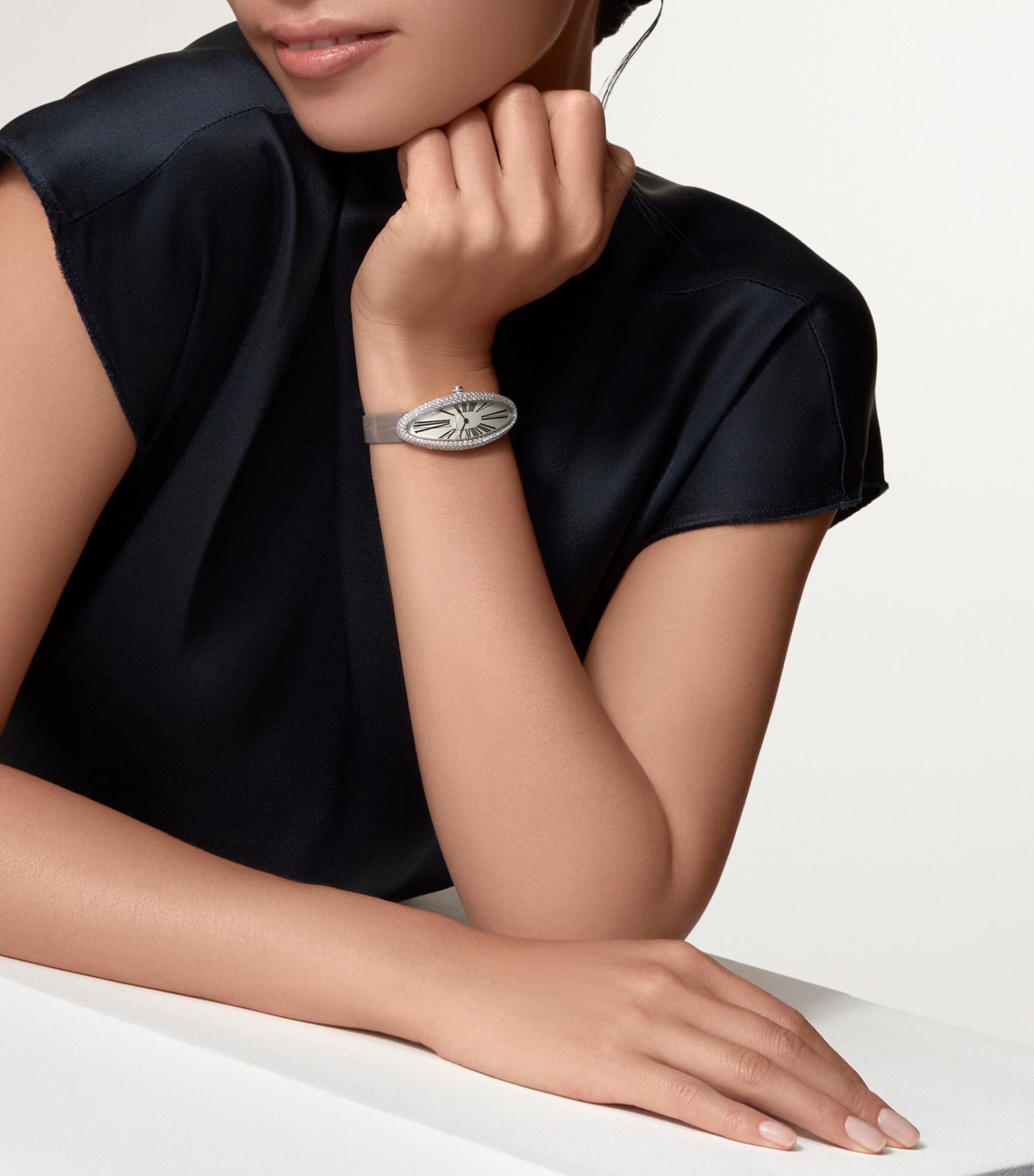 Cartier White Gold Baignore Allongée Watch 21mm White Gold Image 6