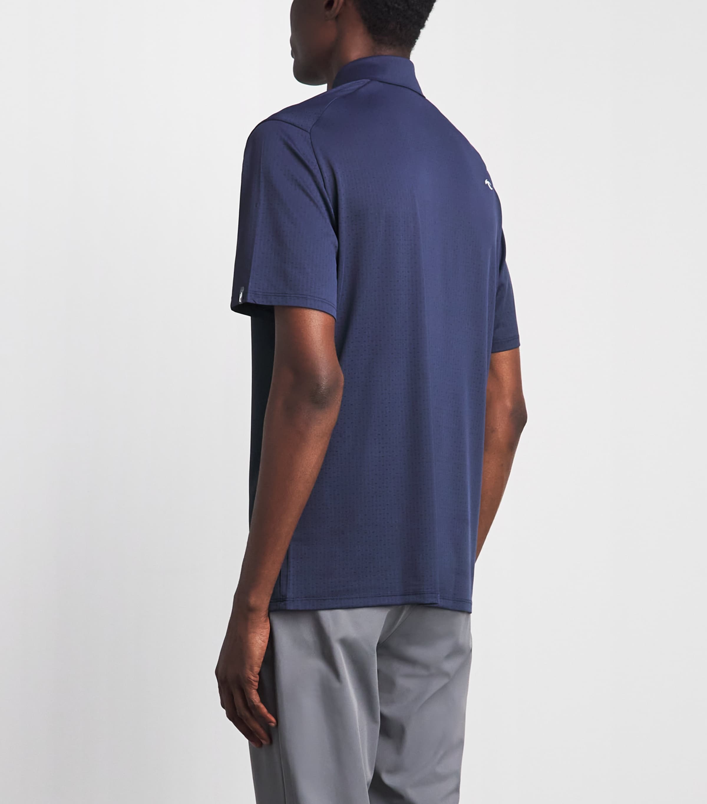 KJUS Mens Savin Structure Polo Shirt Atlanta Blue Image 5