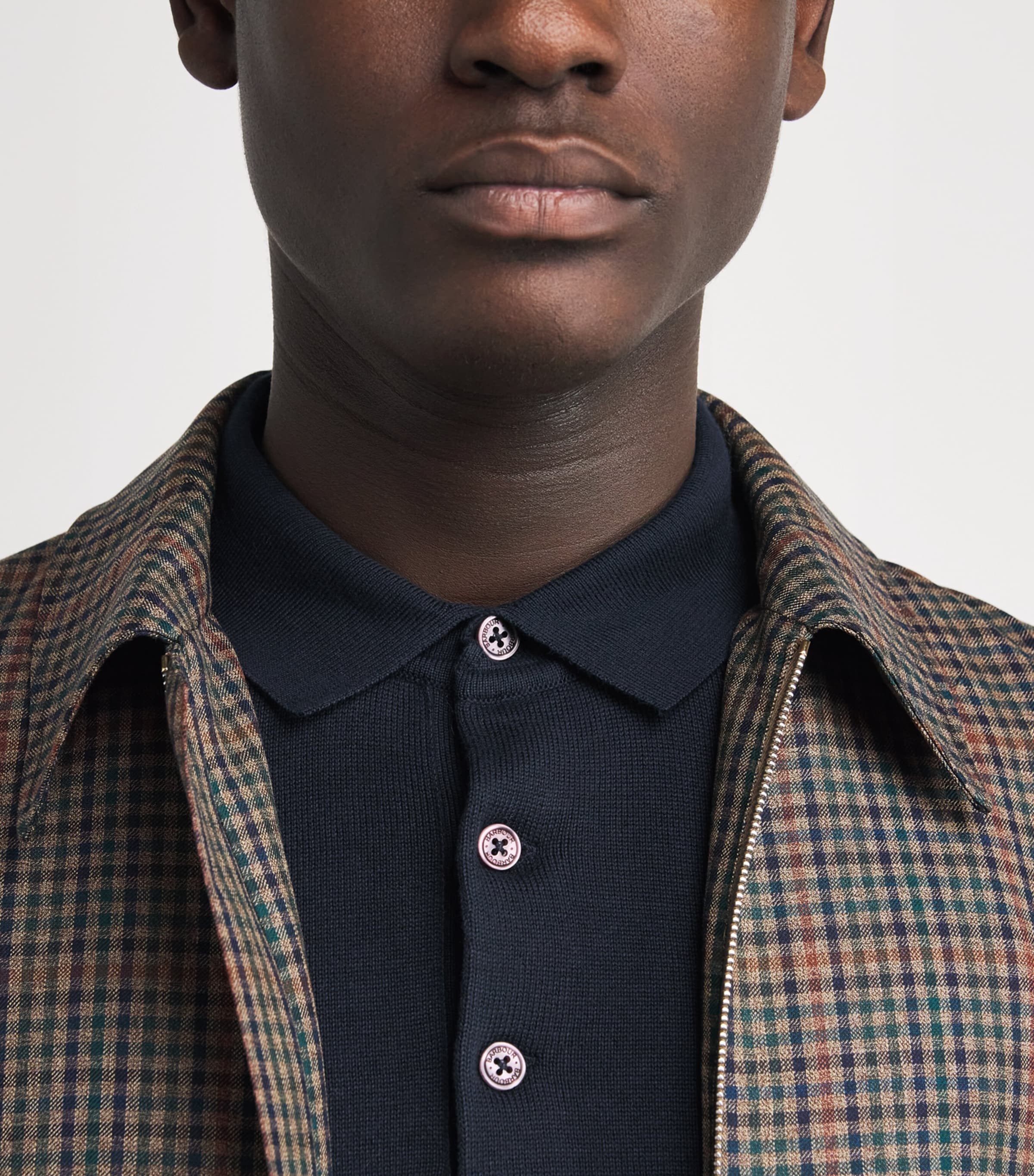 Pima Cotton Polo Shirt NAVYNY91 Image 6