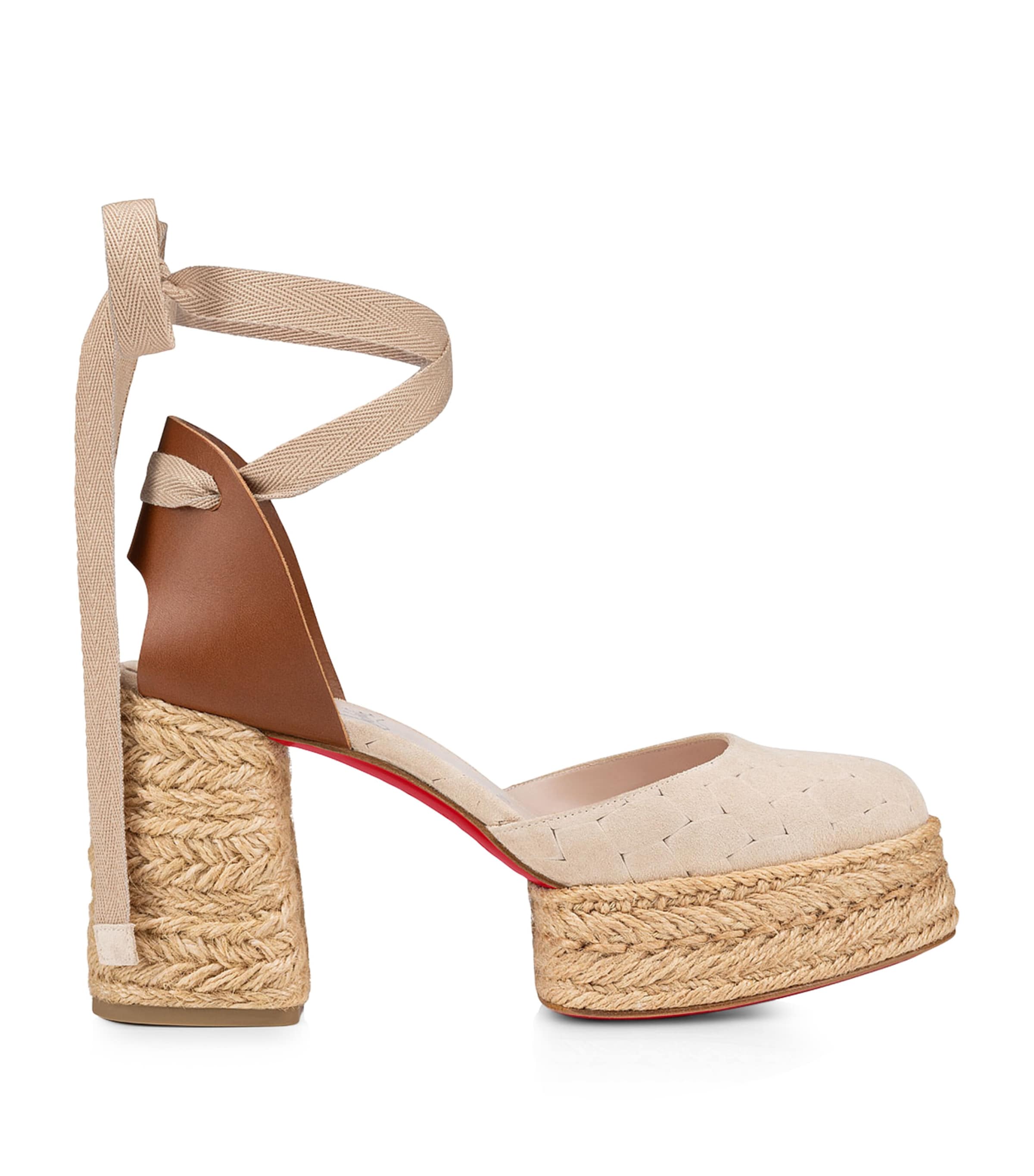 Christian Louboutin Brigissima Suede Platform Pumps 70