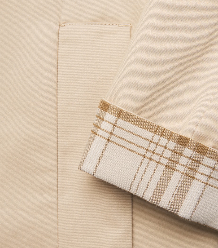 Cotton Trench Coat BEIGE Image 5